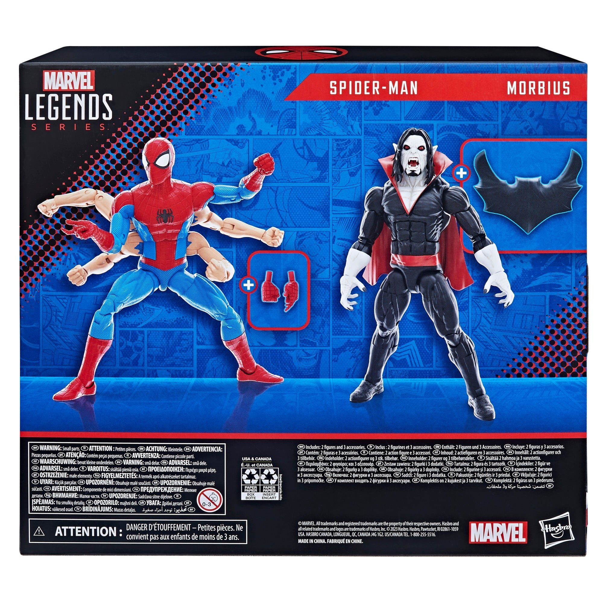 Marvel Legends Spider-Man vs Morbius 2-Pack、mySite、hgirdovlk