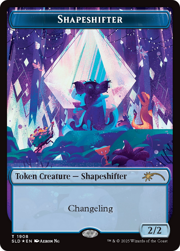 Shapeshifter Token (1908) (Double Rainbow Foil) Secret Lair Drop Series、mySite、waistdrama
