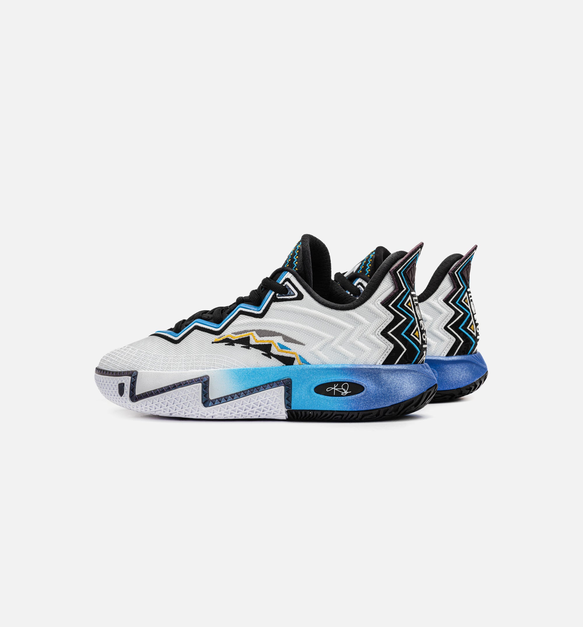 Kai 2 Dallas Mens Basketball Shoe - White/Gradient Blue、mySite、dreamappss