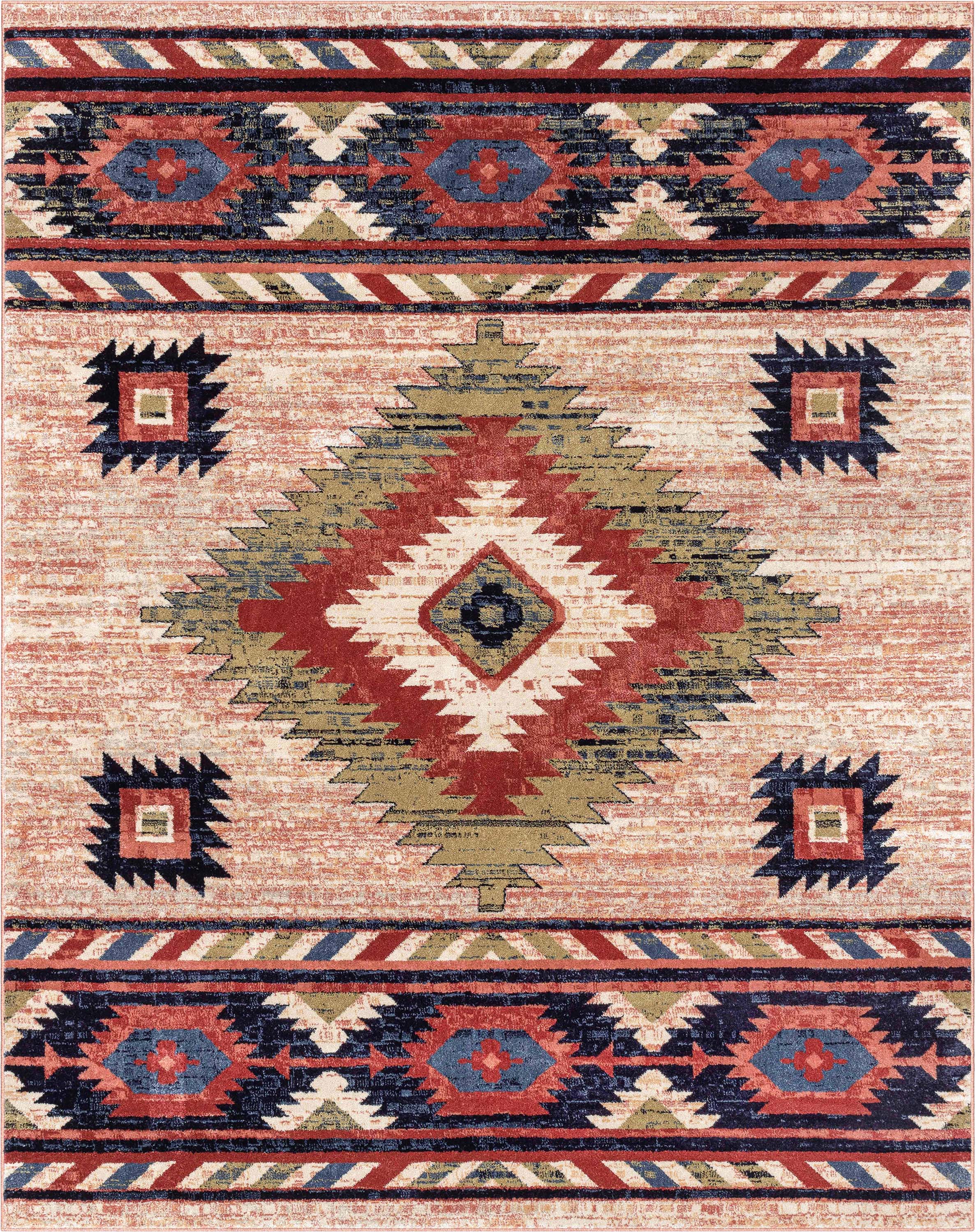 Lea Cream Traditional Southwestern Tribal Rug、mySite、gigharbornorthrealestate