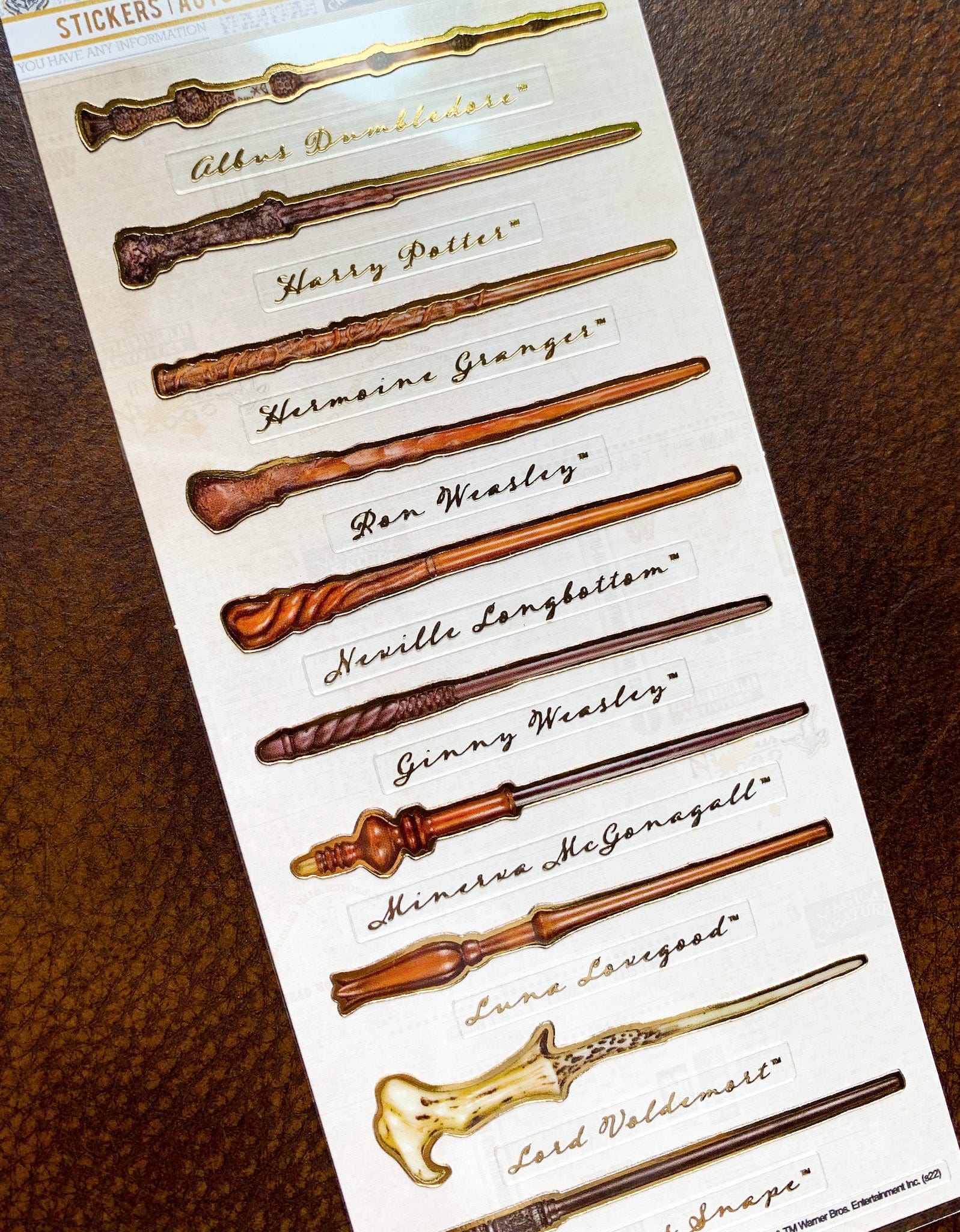  Harry Potter Stickers - Foil Wands、mySite、ghnorth