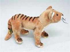 Realistic Plush Standing Tasmanian Tigers Large and Small Size、mySite、g9winljtr