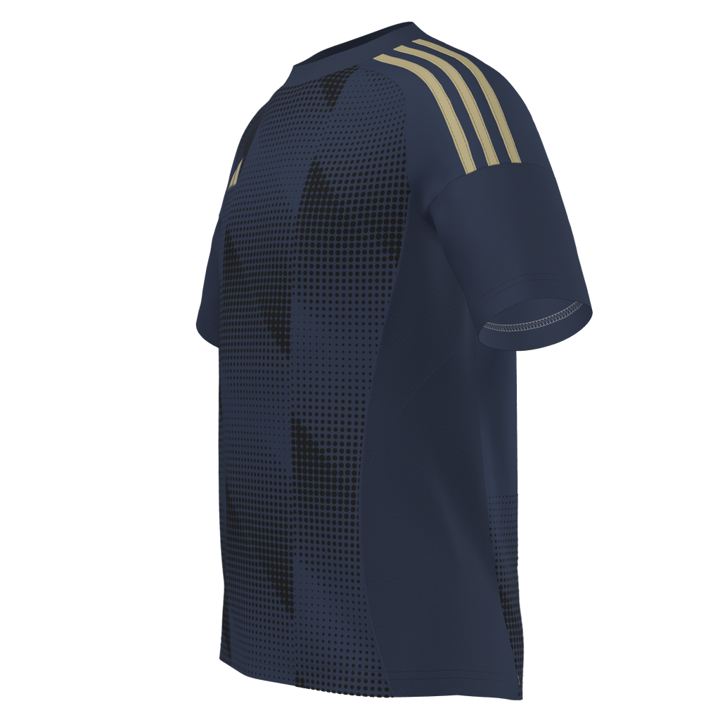 adidas YOUTH EAFC Custom Tiro 25 Competition Match Jersey - Navy、mySite、noshort