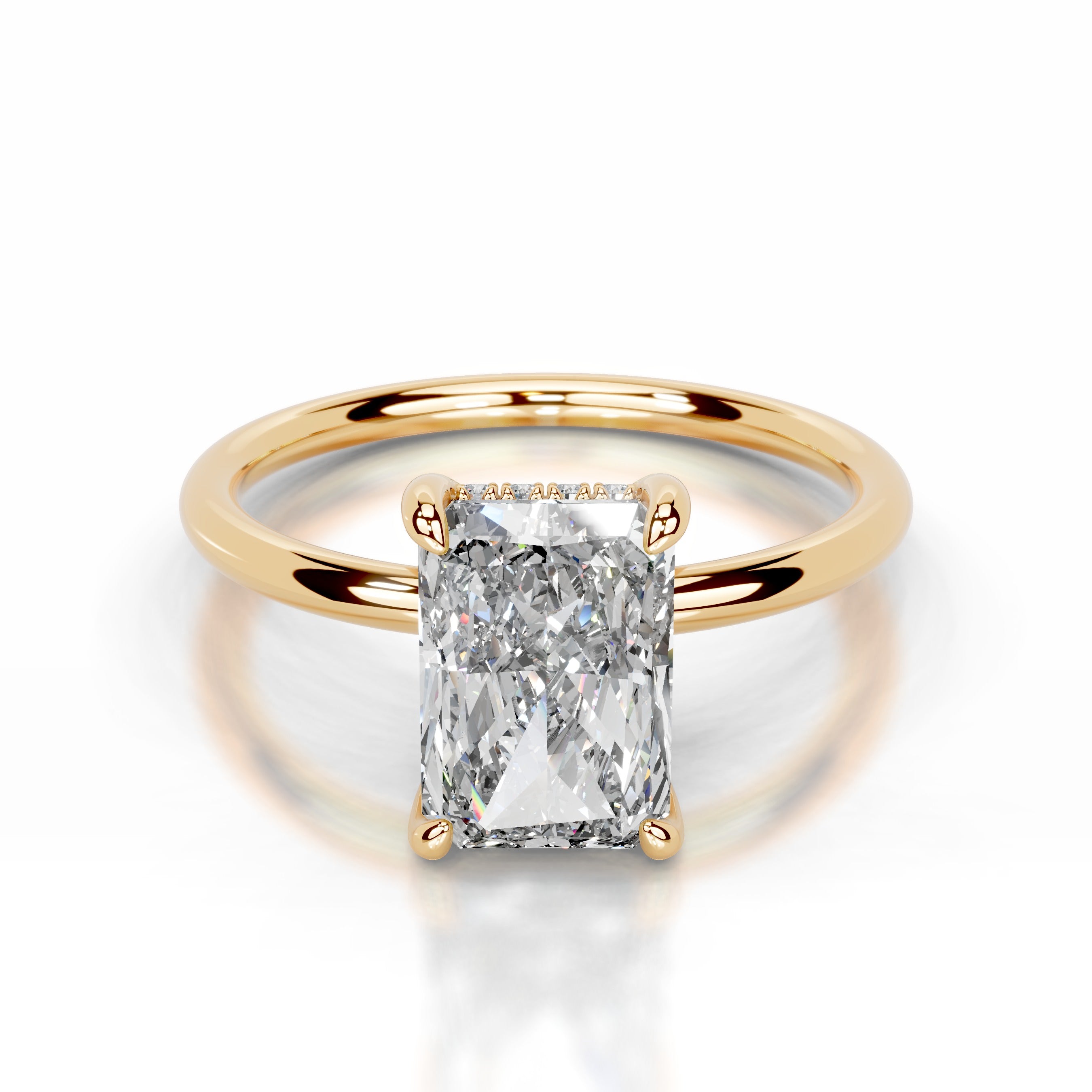 Willow Lab Grown Diamond Ring - 18K Yellow Gold、mySite、hinf8tx79