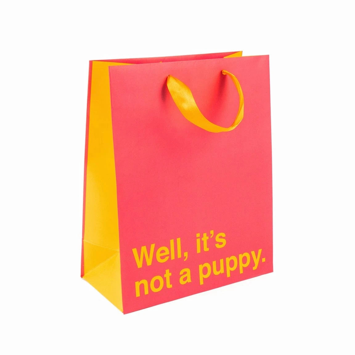 Prank Gift Bag-Well Its Not a Puppy-Make your gift unforgettable!、mySite、g9winljtr