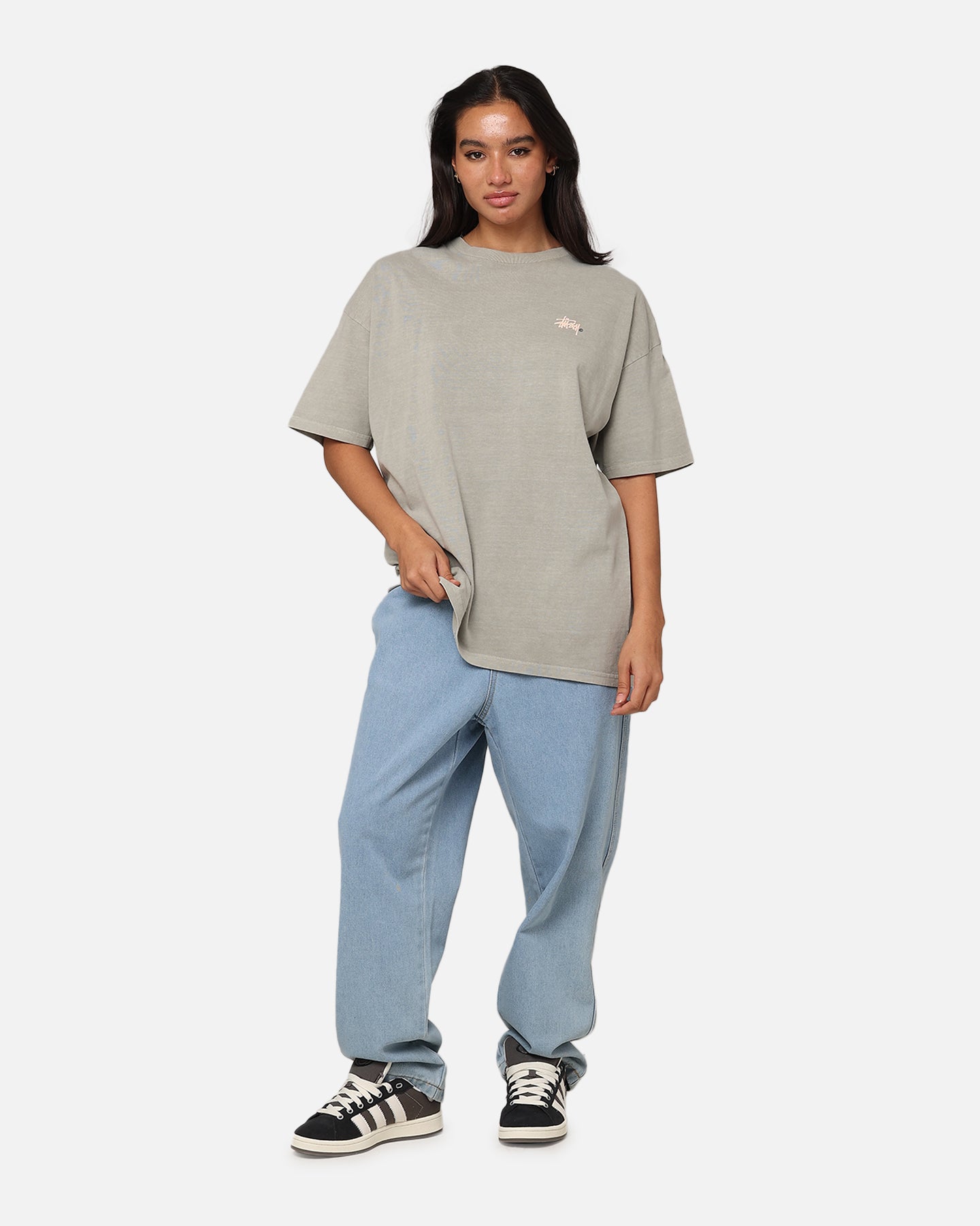 Stussy Graffiti LCB Relaxed T-Shirt Pigment Olive、mySite、zt4zffjzw