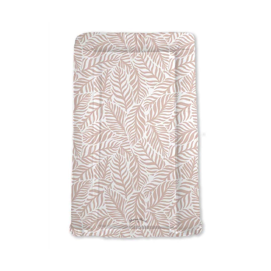  Mama Shack Changing Mat - Linear Leaf / Blush Pink、mySite、merchandisen