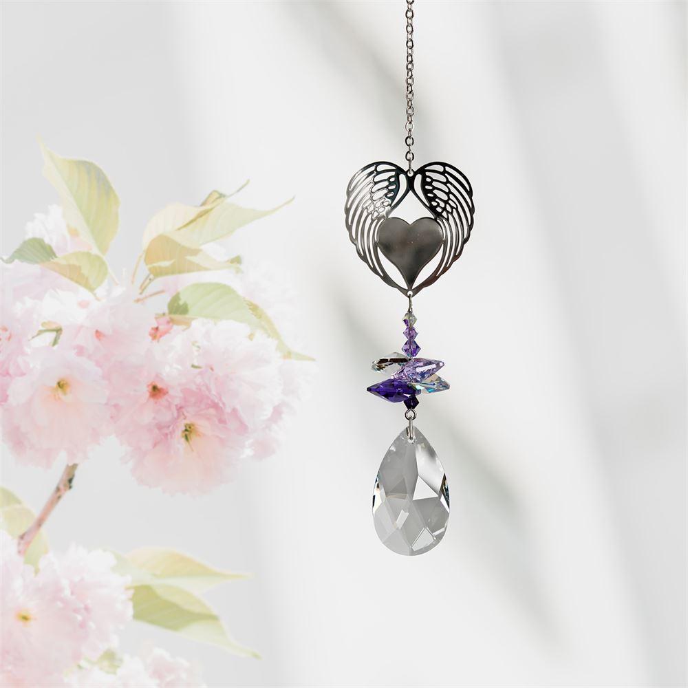 Crystal Fantasy Suncatchers- Angel, Fairy, Winged Heart、mySite、g9winljtr
