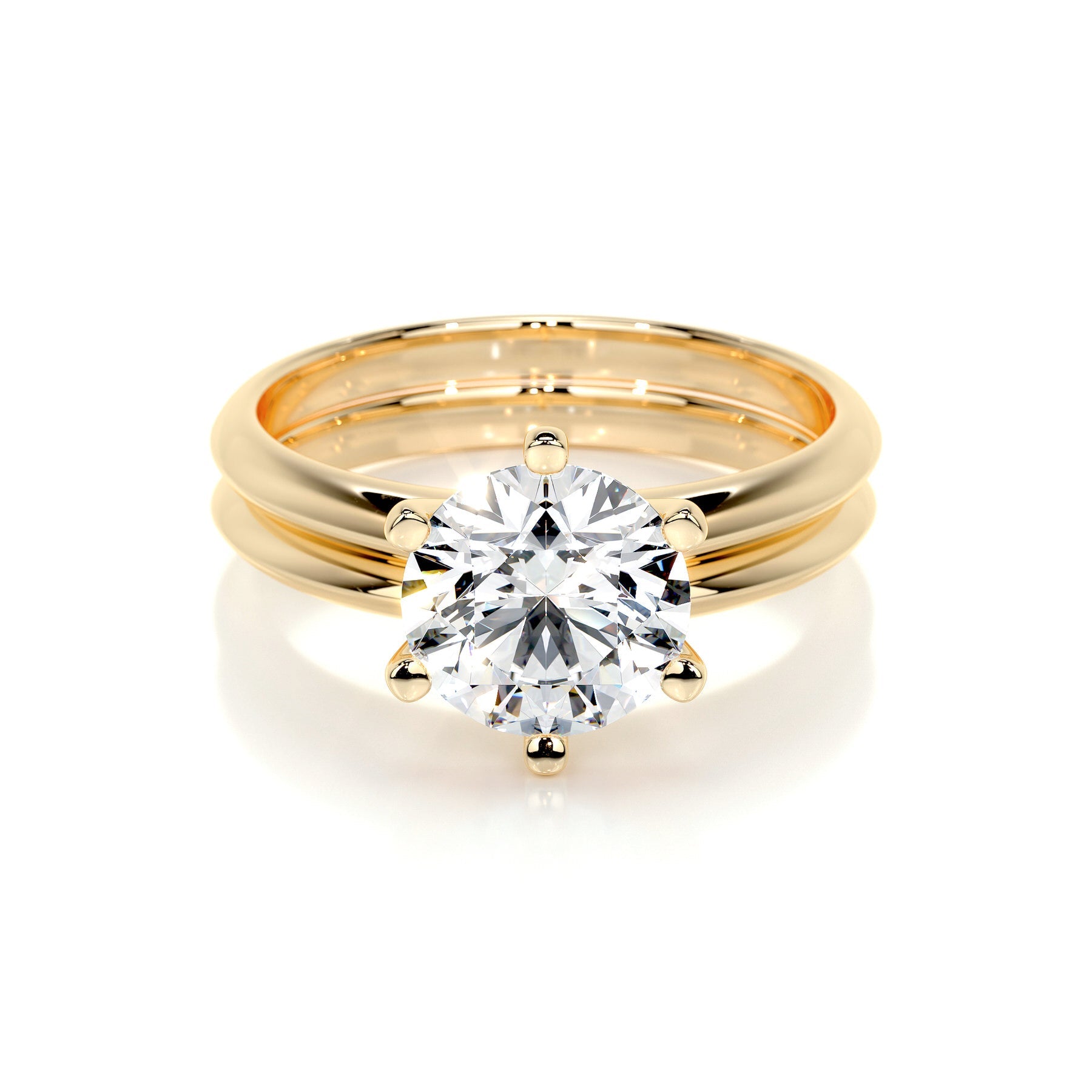 Alexis Lab Grown Diamond Bridal Set -18K Yellow Gold、mySite、hinf8tx79