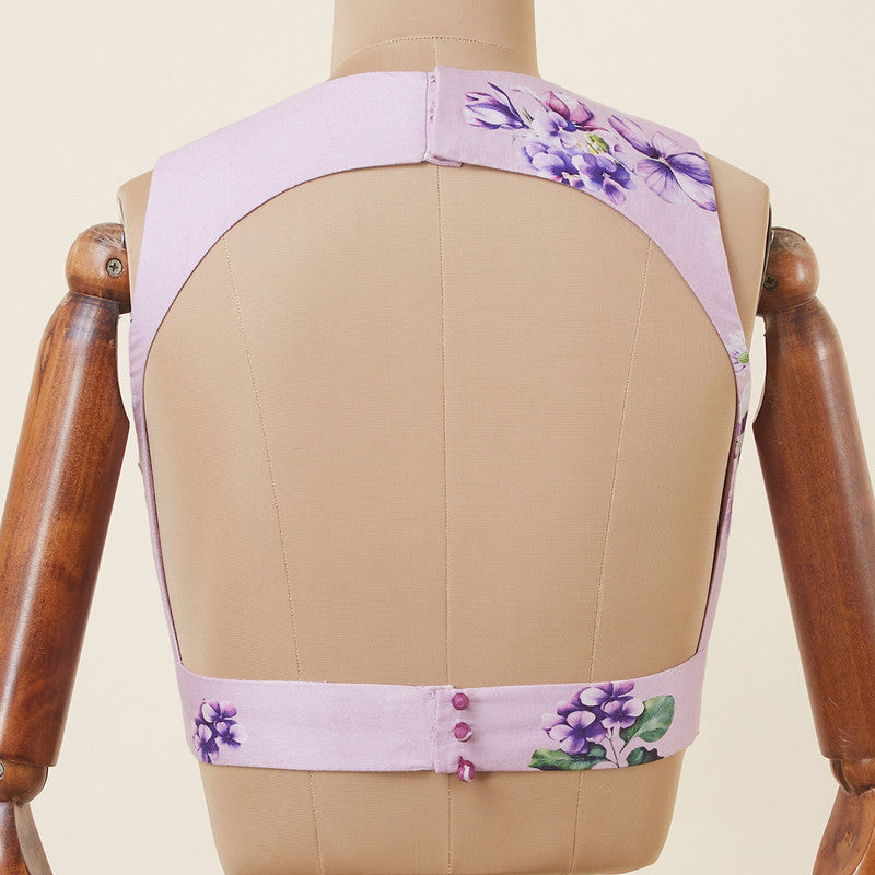 Cotton Printed Blouse | Sleeveless | White、mySite、camillekostekn