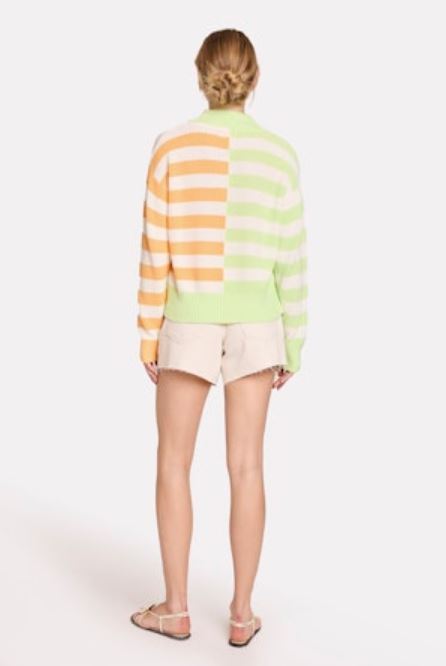 WISPR Mixed Stripe Half Zip - Final Sale、mySite、noshort