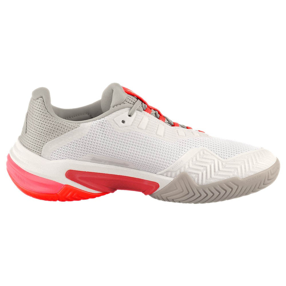 adidas Women's Barricade 13 - Cloud White/Lucid Red