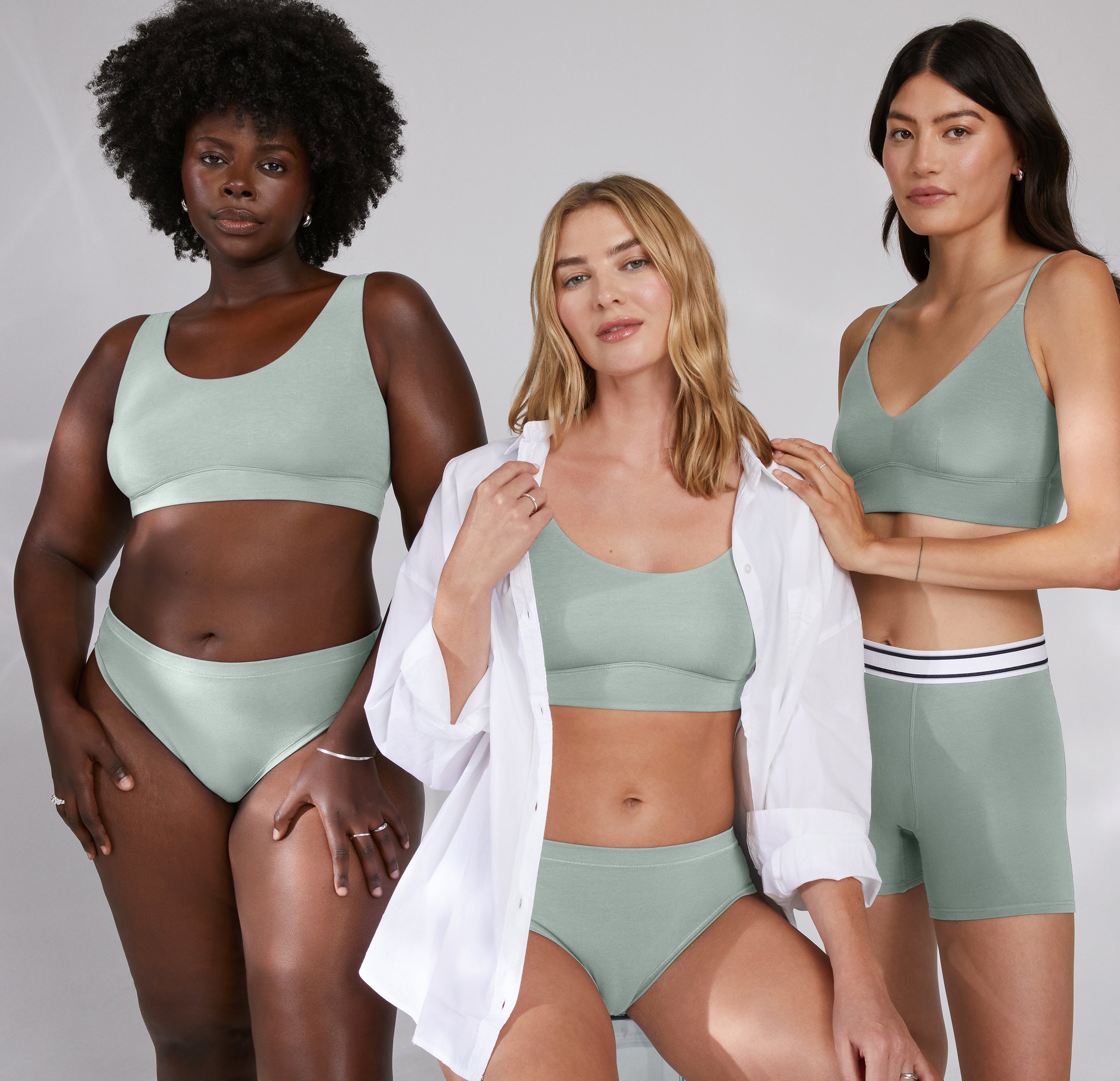 Cloud Cotton Scoop Bralette - Seaglass、mySite、bengalsvssteelers