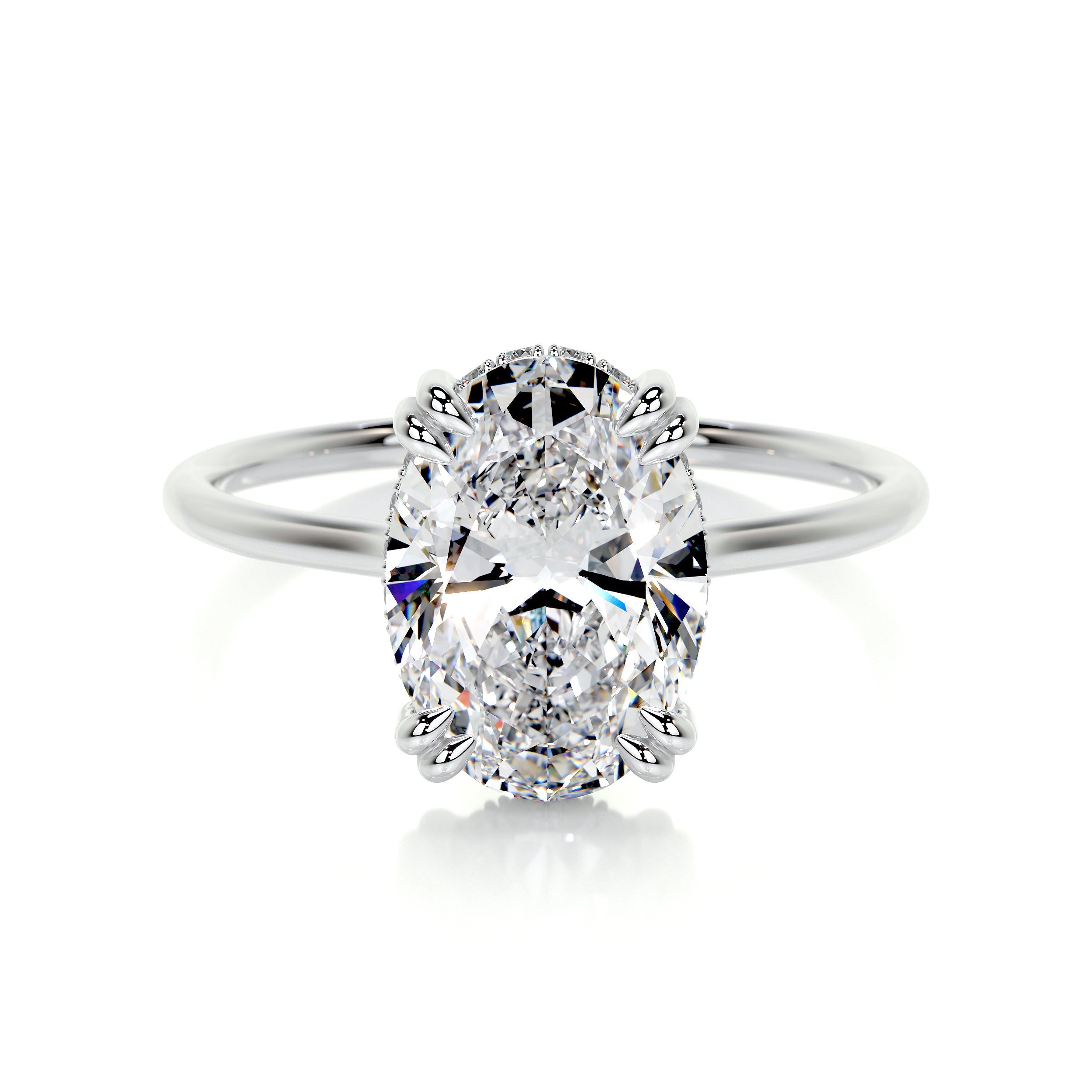 Harriet Lab Grown Diamond Ring -14K White Gold、mySite、hinf8tx79