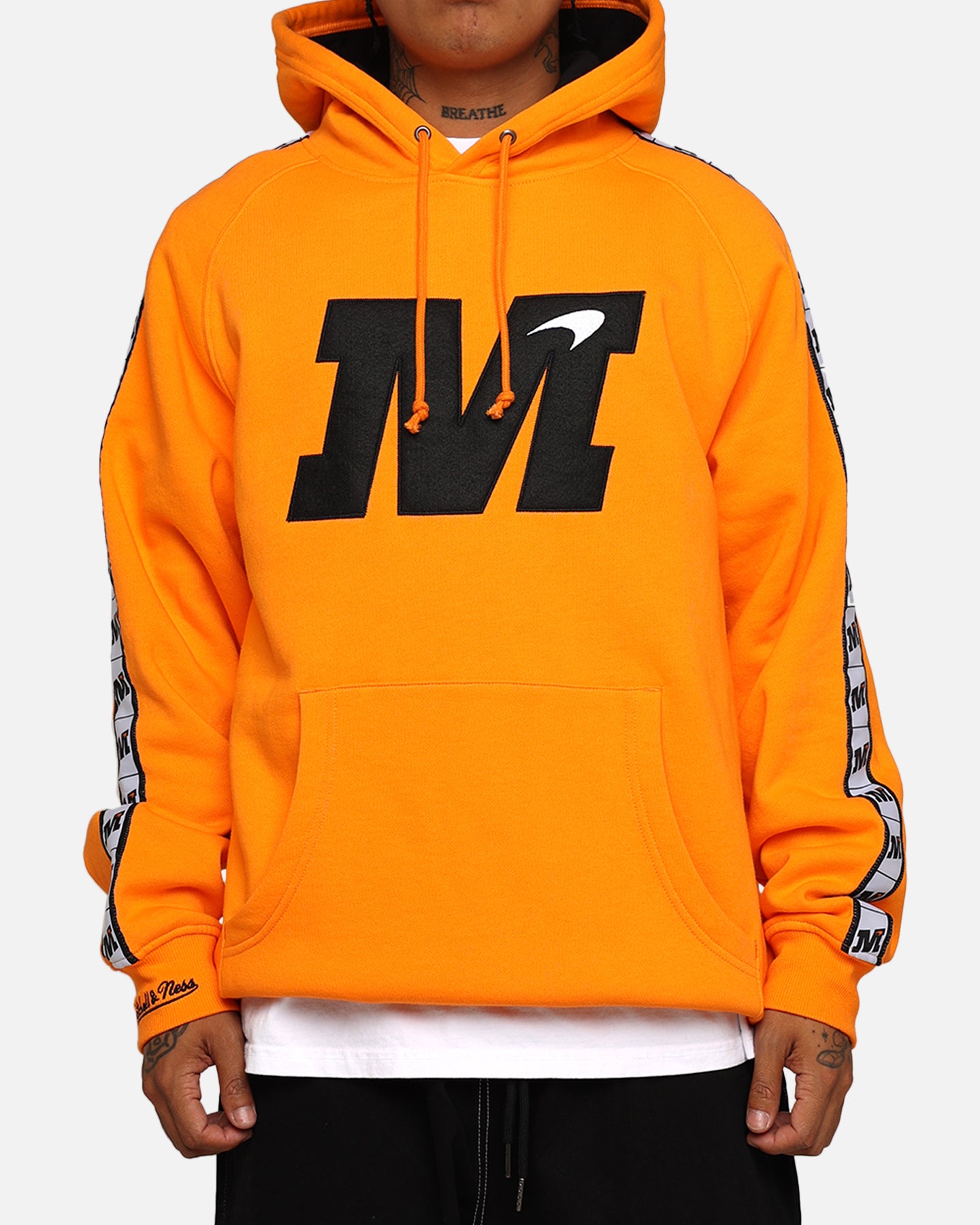 Mitchell & Ness X McLaren X Culture Kings Las Vegas Collection Big Logo Fleece Hoodie Orange、mySite、zt4zffjzw