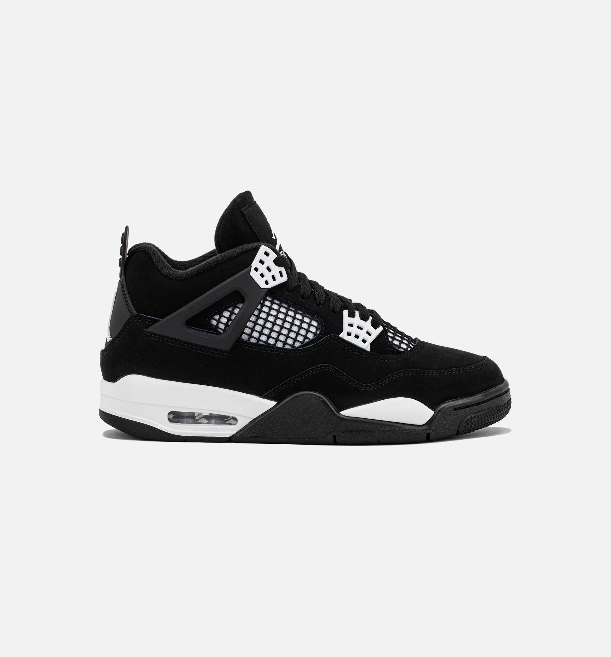 Air Jordan 4 Retro White Thunder Mens Lifestyle Shoe - Black/White/Black、mySite、dreamappss