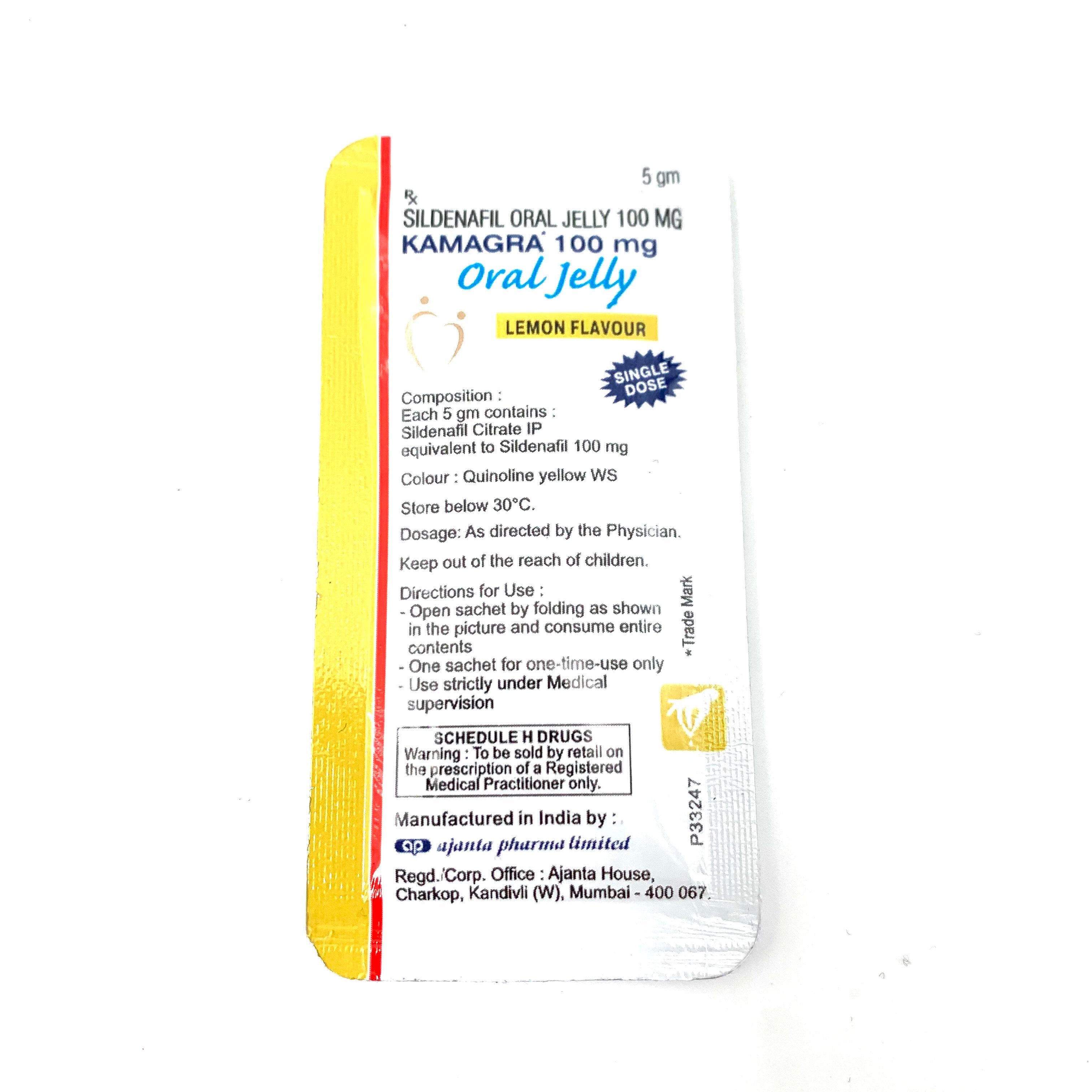 Sildenafil-Oral Jelly Lemon |100mg Hard Erection | Increased Sexual Desire | For Her、mySite、bottomscart