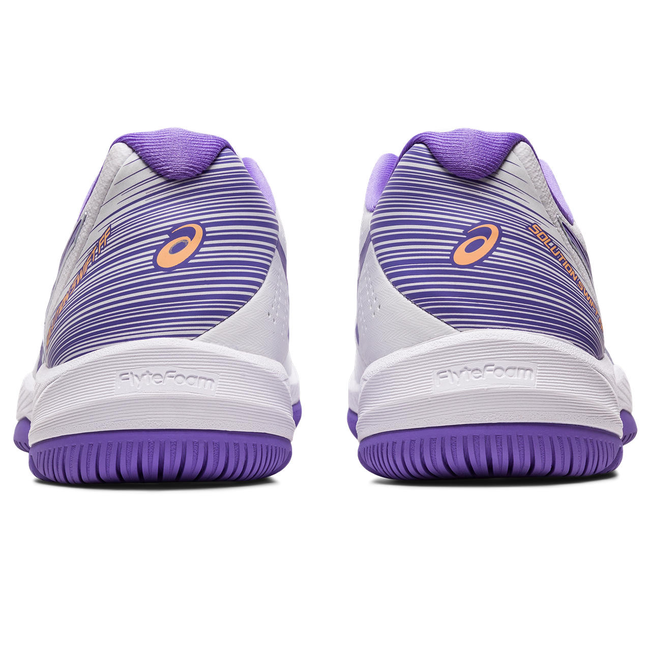 Asics Solution Swift FF Women's Tennis Shoe (White/Purple)