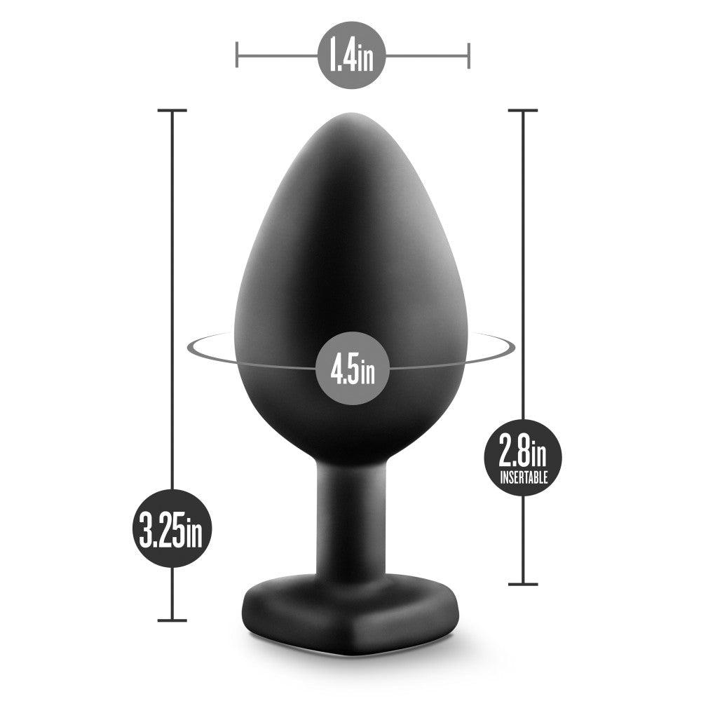 Temptasia By Blush® | Bling Black 3.25-Inch Anal Plug、mySite、bottomscart