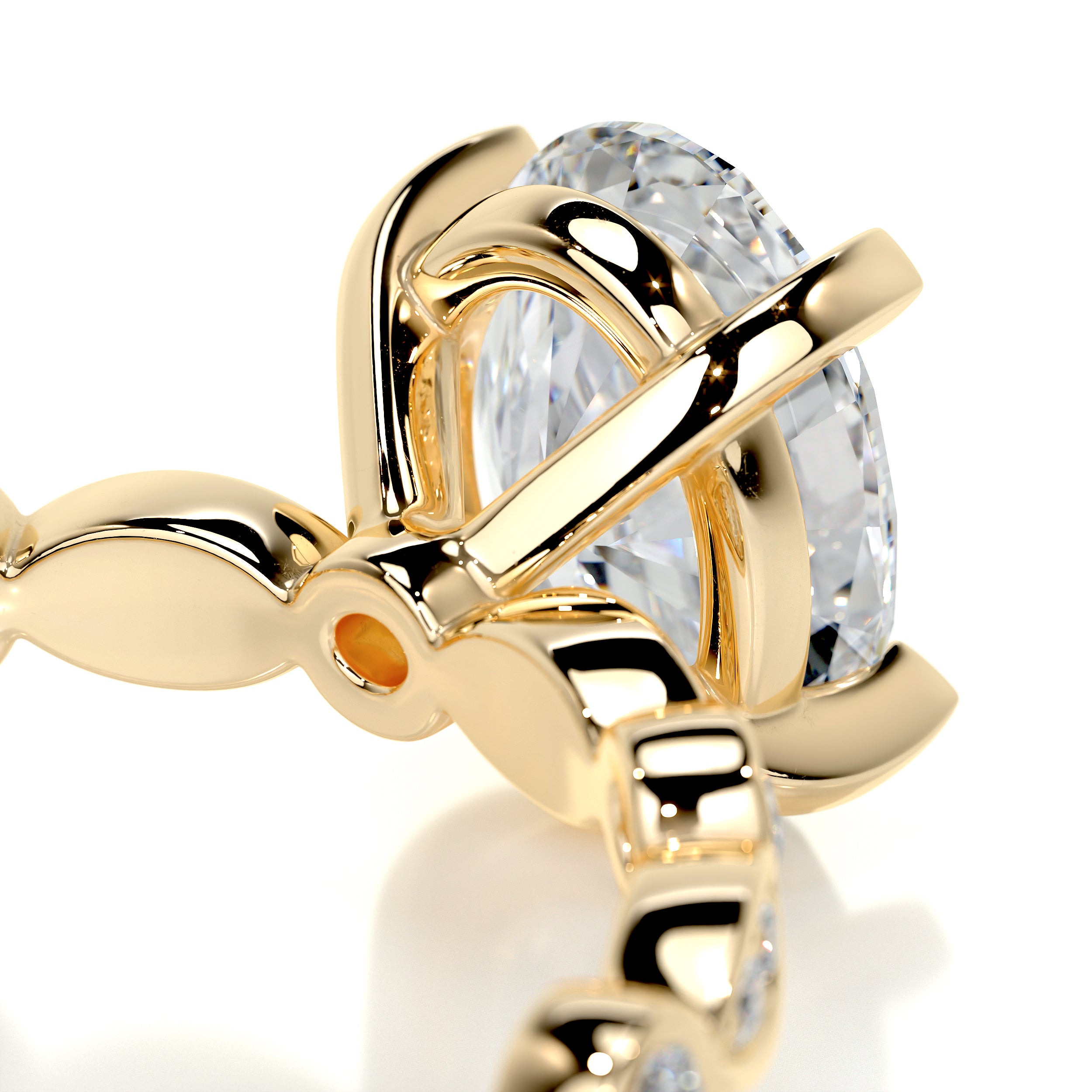 Amelia Diamond Engagement Ring -18K Yellow Gold、mySite、hinf8tx79