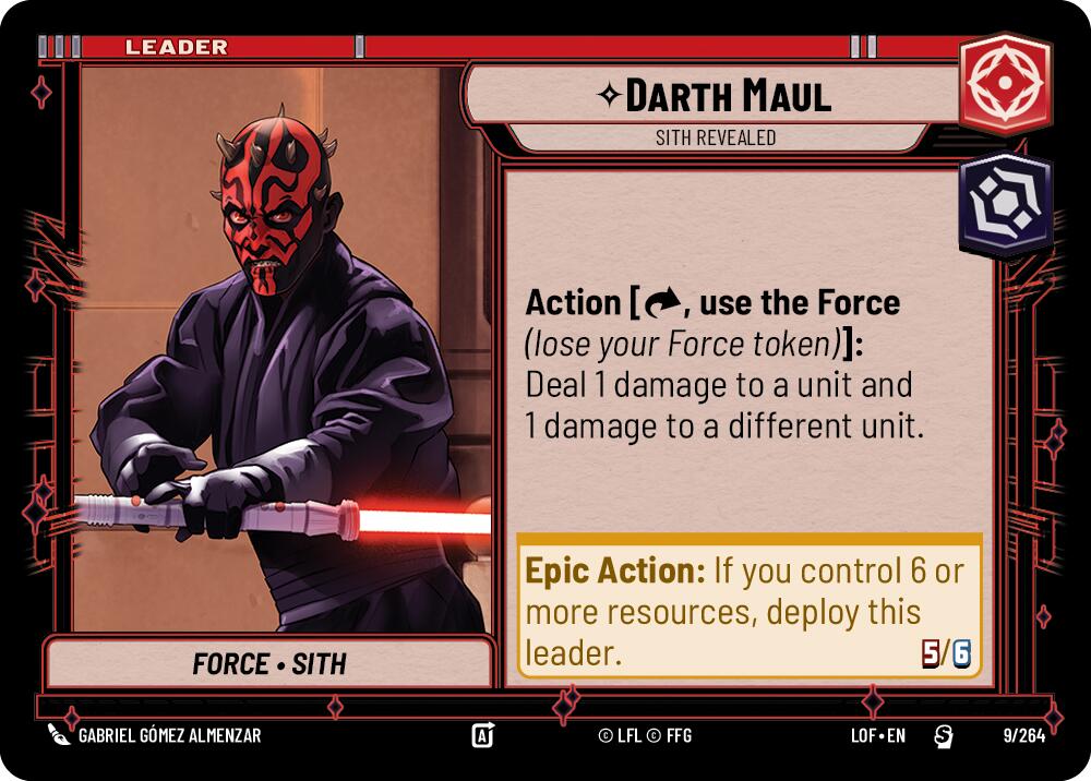 Darth Maul - Sith Revealed (009/264) (009/264) Legends of the Force、mySite、waistdrama