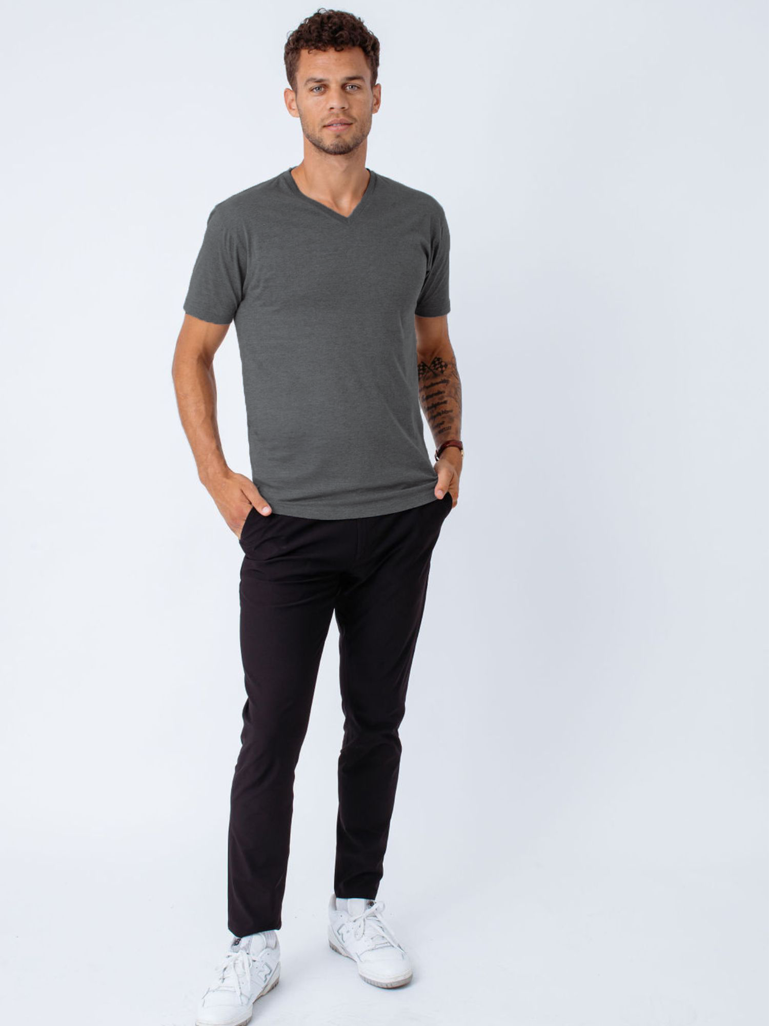  Carbon Grey V-Neck FINAL SALE、mySite、ghnorth