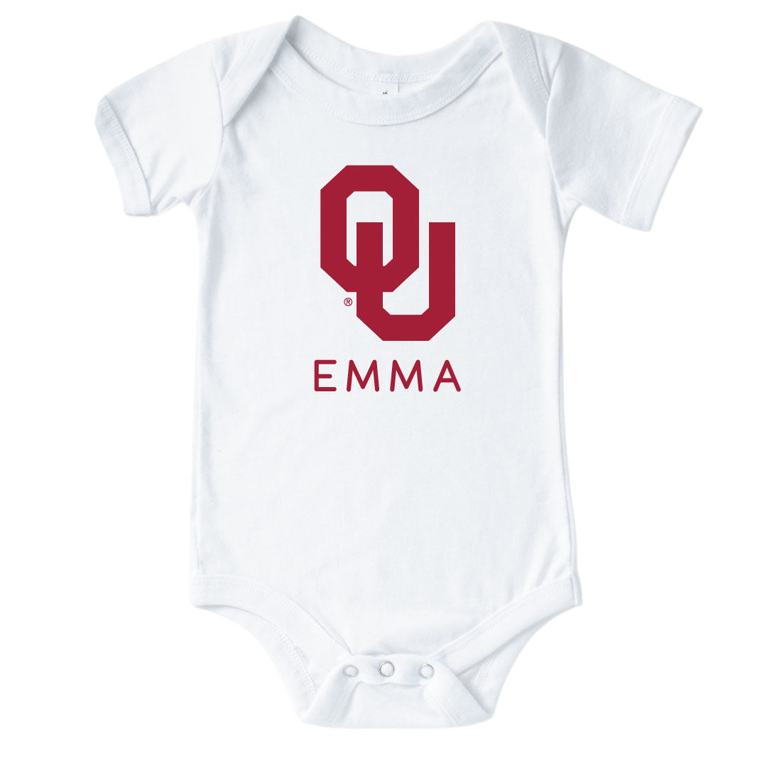  University of Oklahoma | OU Personalized Graphic Bodysuit、mySite、layawaytickets