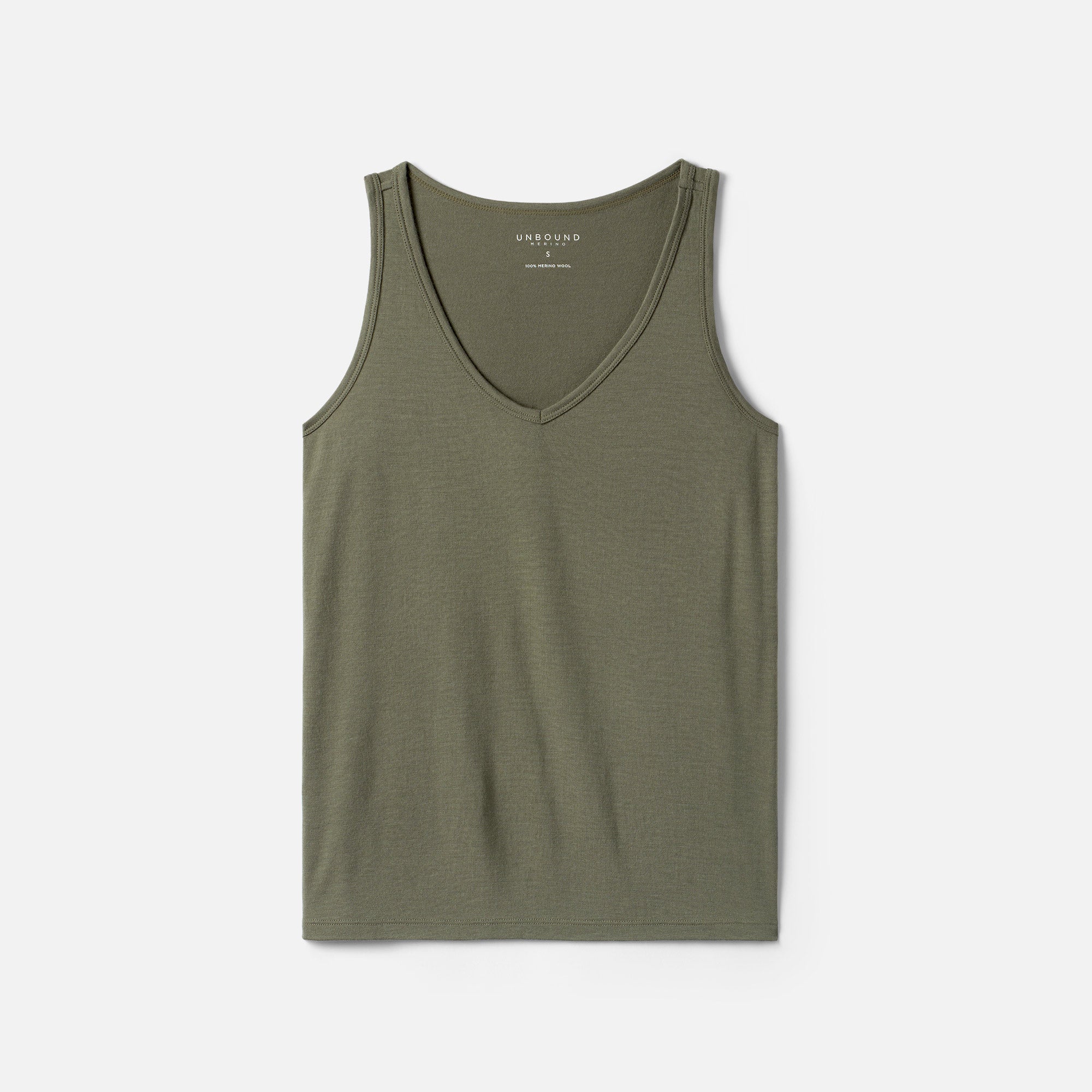 Women's Relaxed Merino V-Neck Tank、mySite、noshort