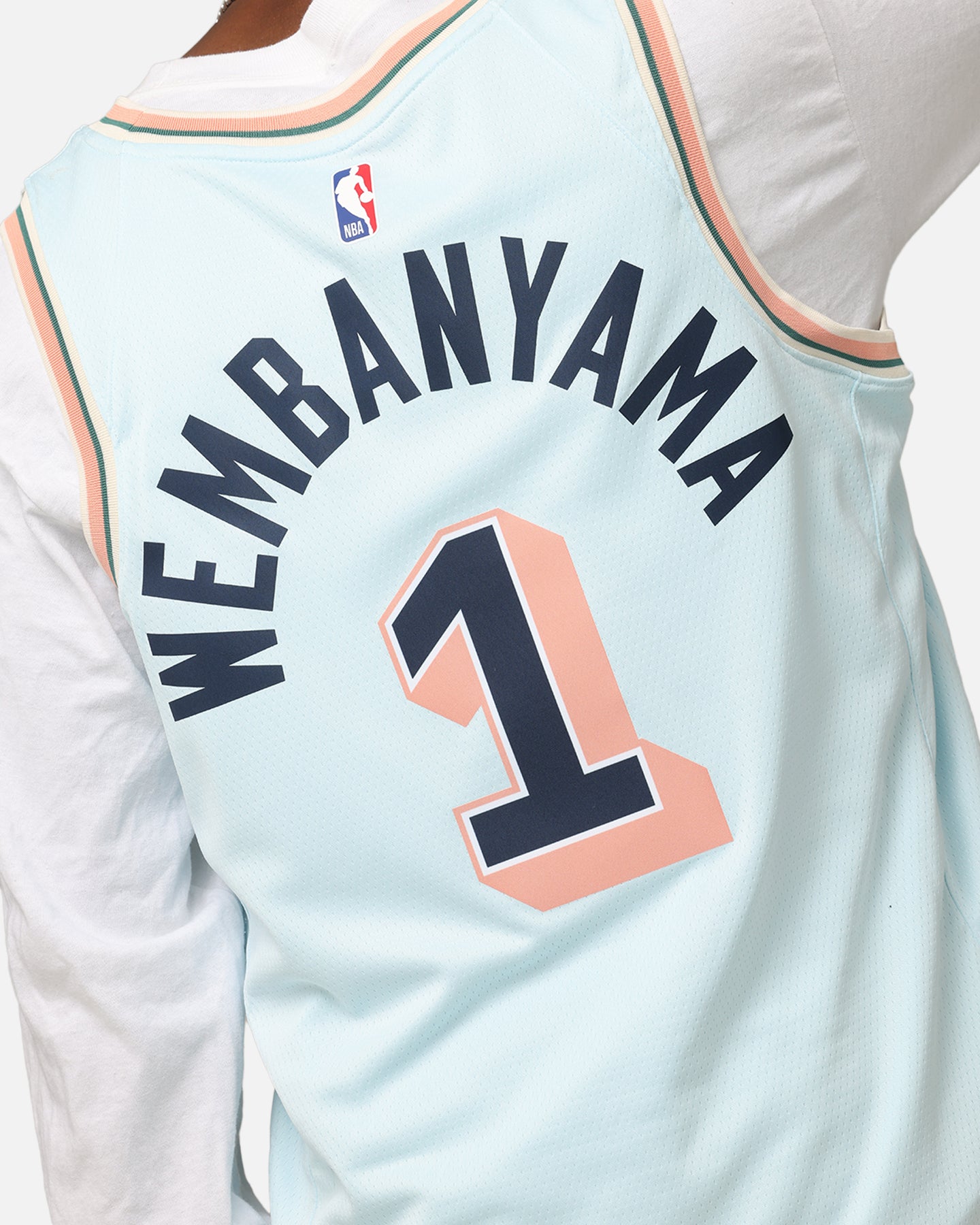 Nike Victor Wembanyama San Antonio Spurs #1 City Edition 2024/25 Nike Dri-Fit NBA Swingman Jersey Blue、mySite、zt4zffjzw