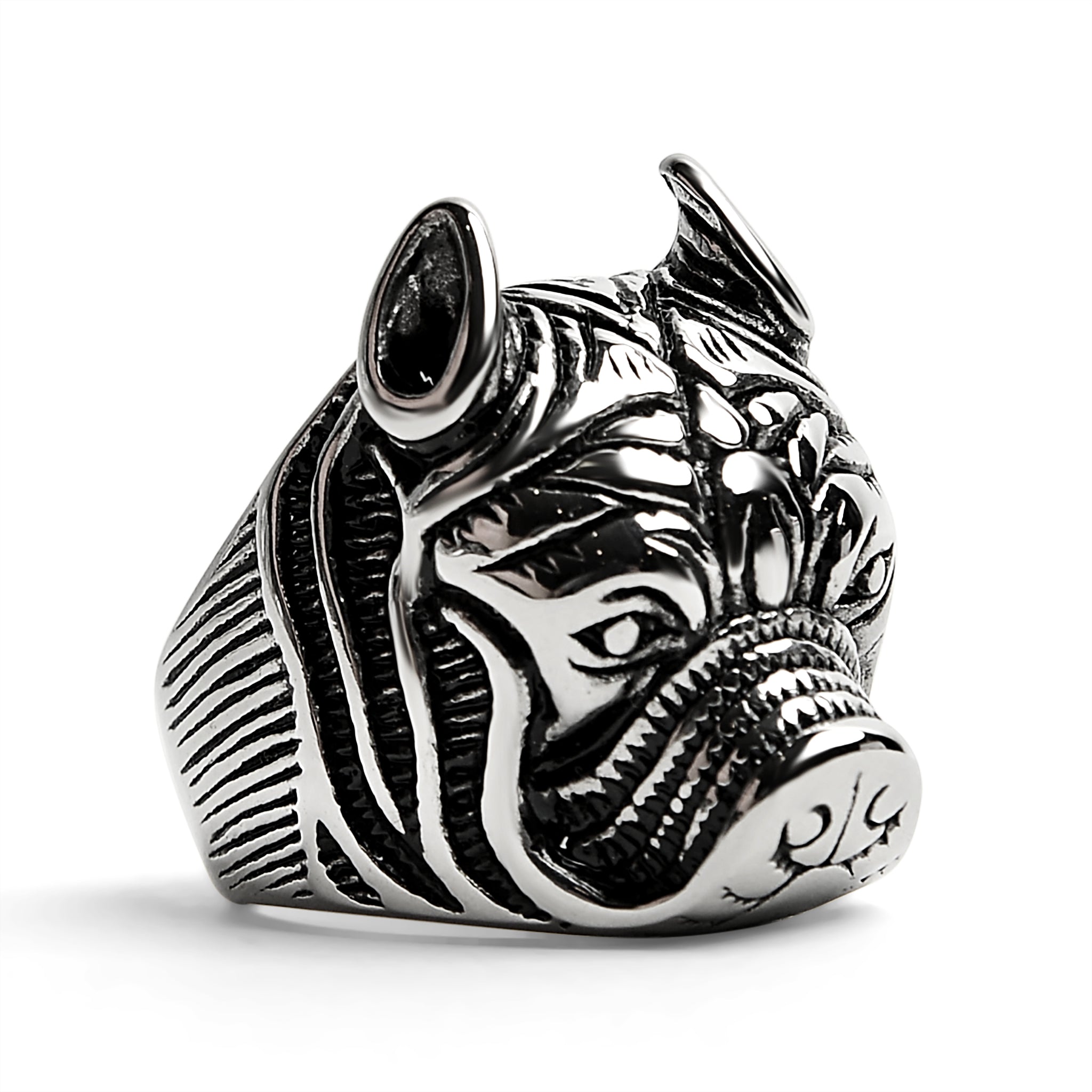 Stainless Steel Pit Bull Dog Ring / SCR4027、mySite、dreamappss