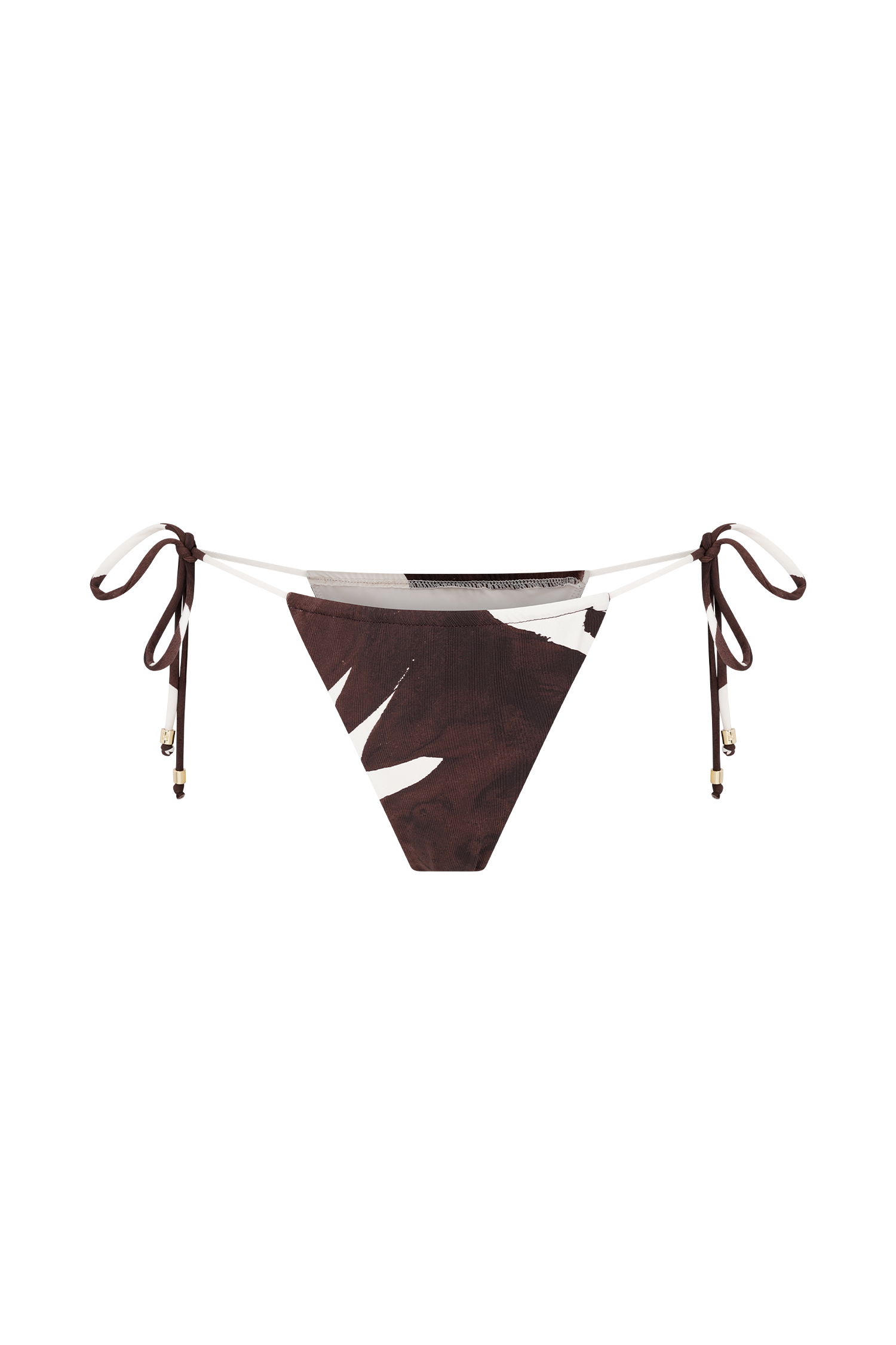 Marquise Bikini Bottom - Chocolate Deco Fleur Print、mySite、solidvoid
