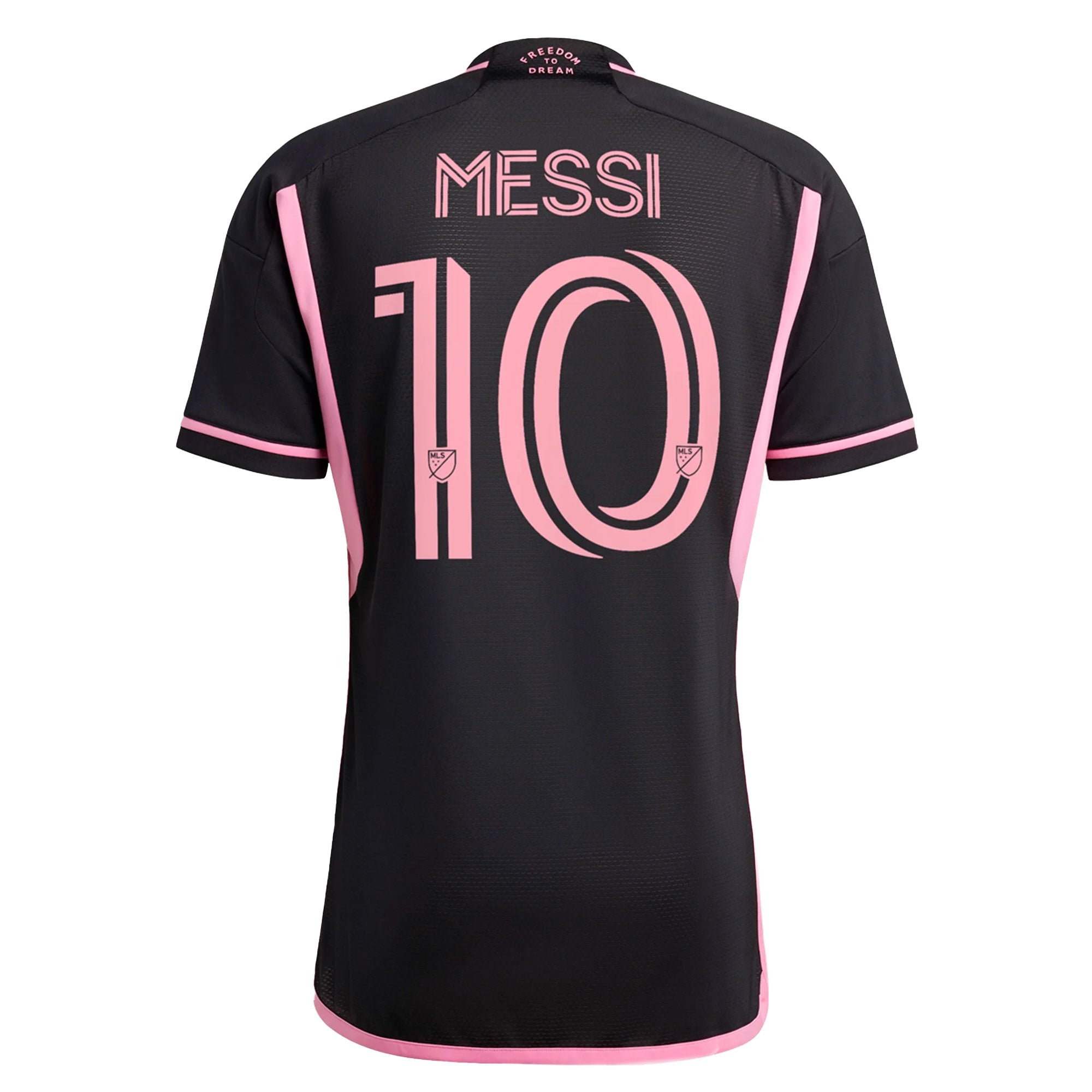 adidas Men's Inter Miami 2023/24 Authentic Away Jersey w/ Messi #10 Printing、mySite、noshort