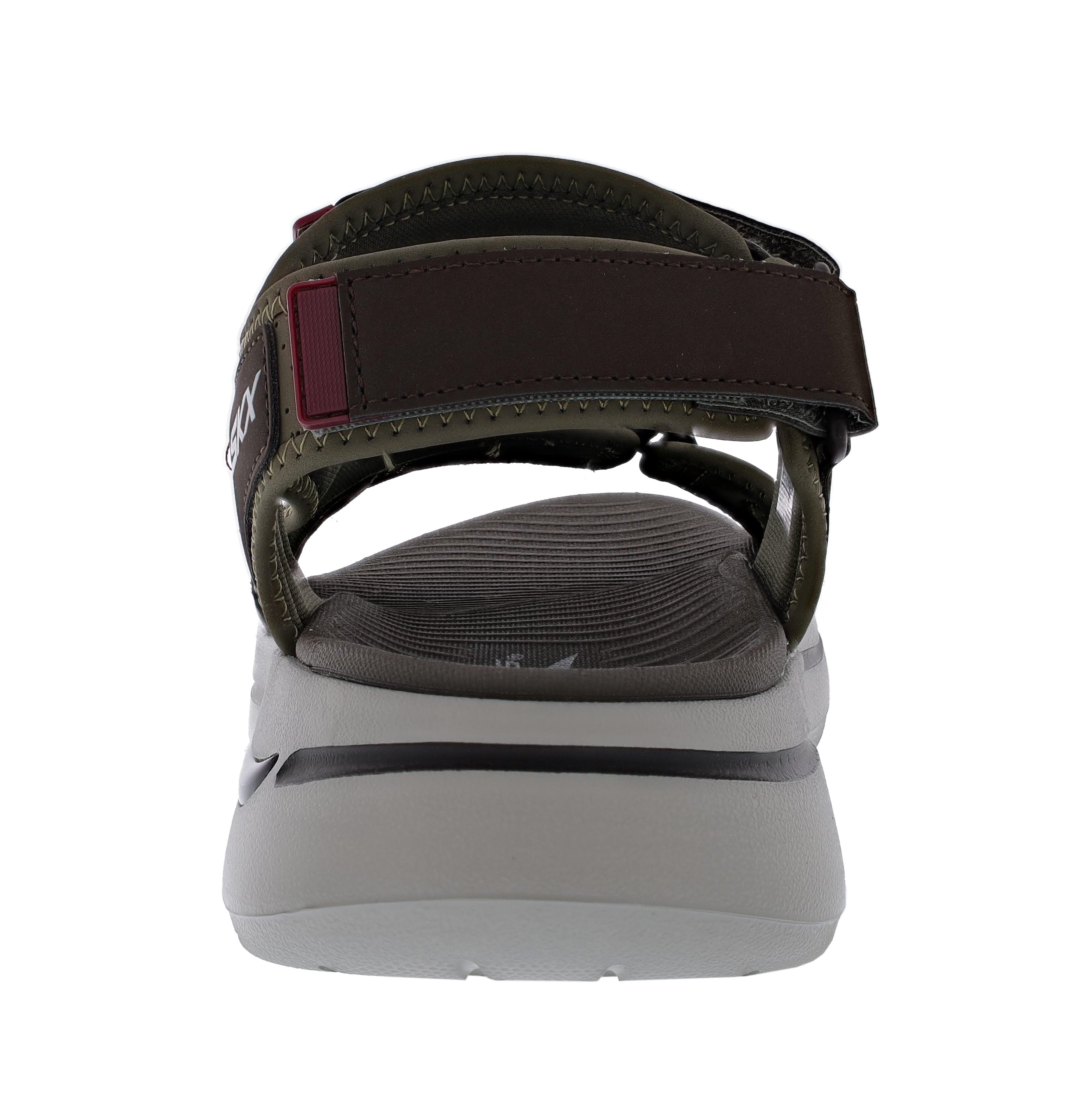 Skechers Men's Go Walk Arch Fit - Mission II Hook & Loop Strap Sandal、mySite、dreamappss