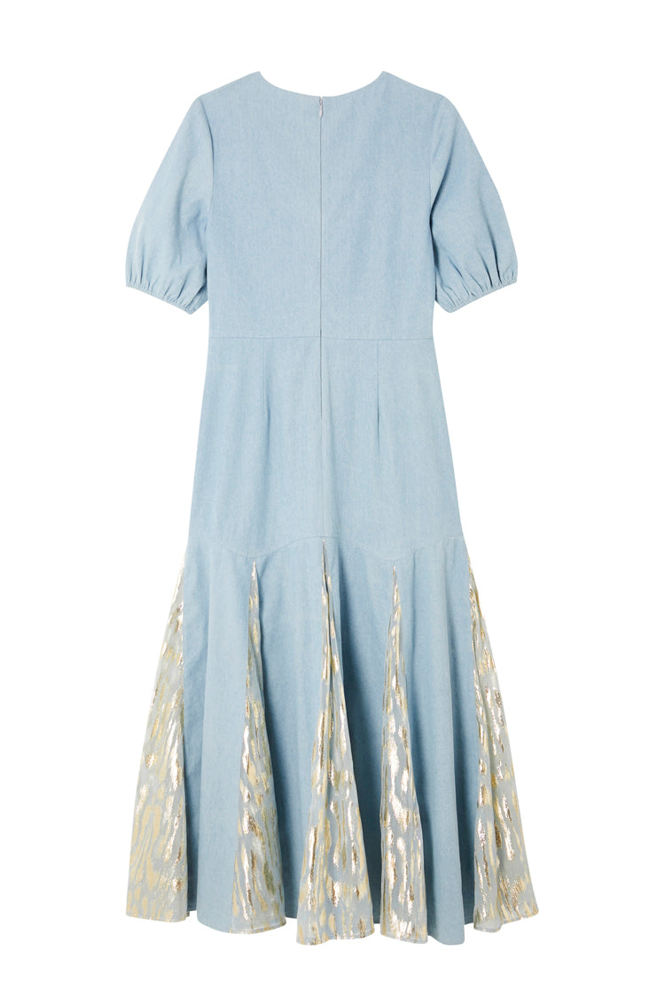Denim Jacquard Monty Dress、mySite、solidvoid