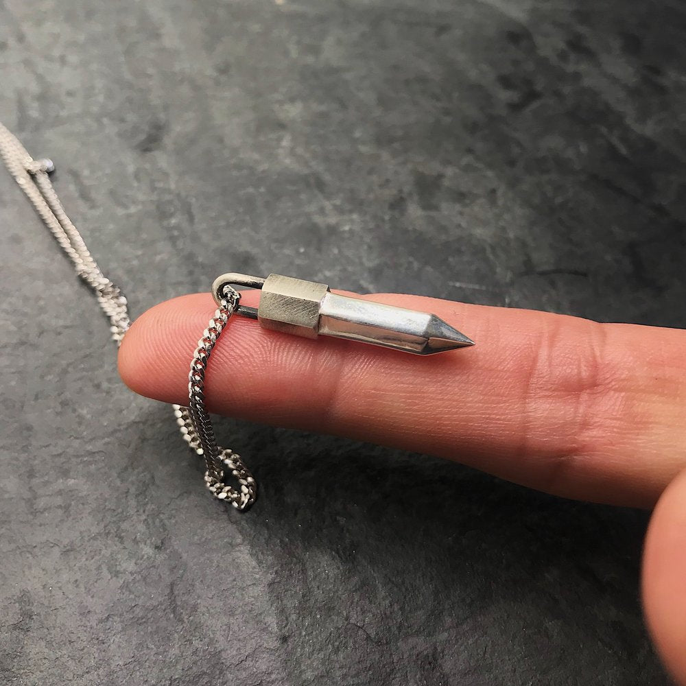  Mini Solid Silver Crystal Pendant、mySite、merchandisen