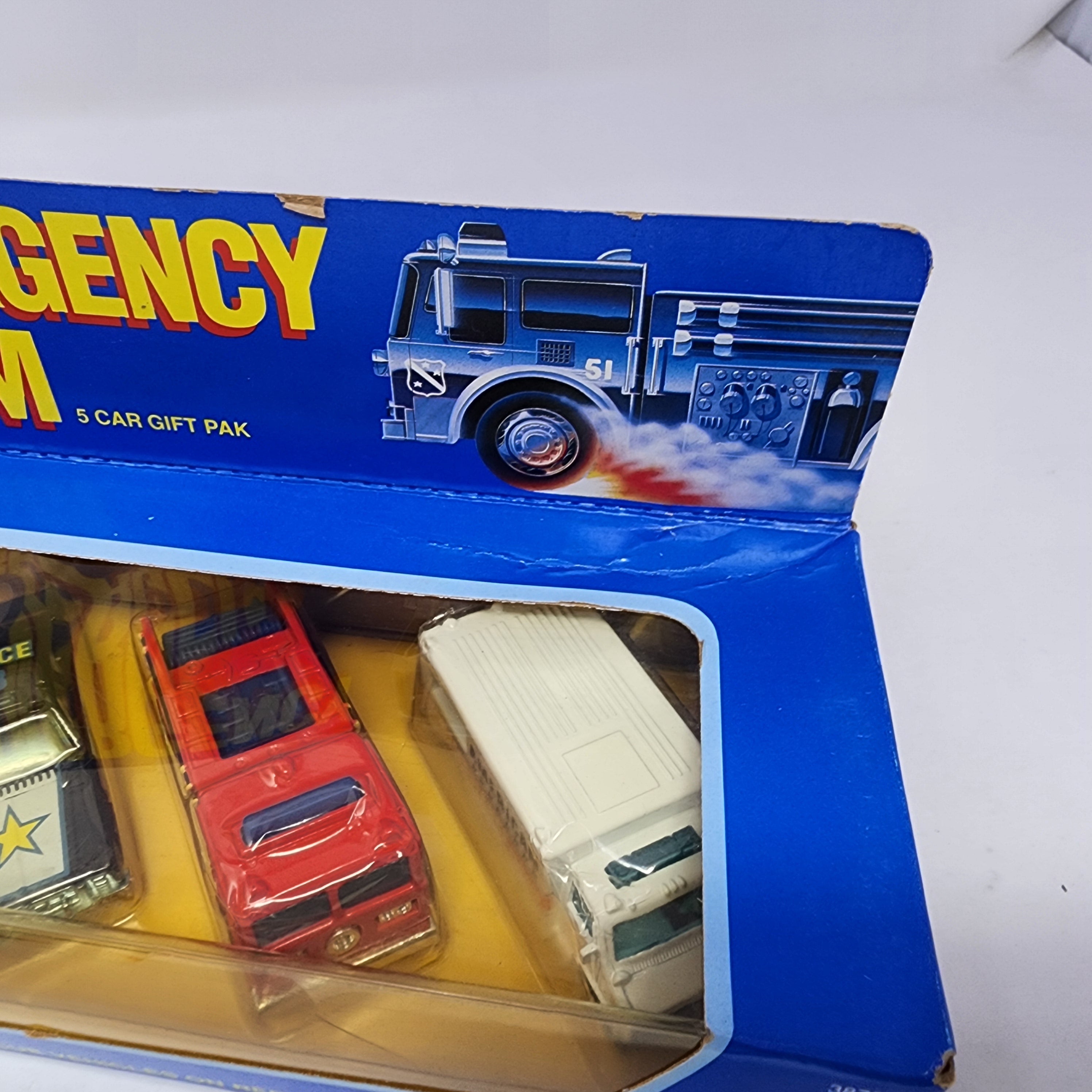 Emergency Team 5 car Gift Pack * 1990 Hot Wheels、mySite、hgirdovlk