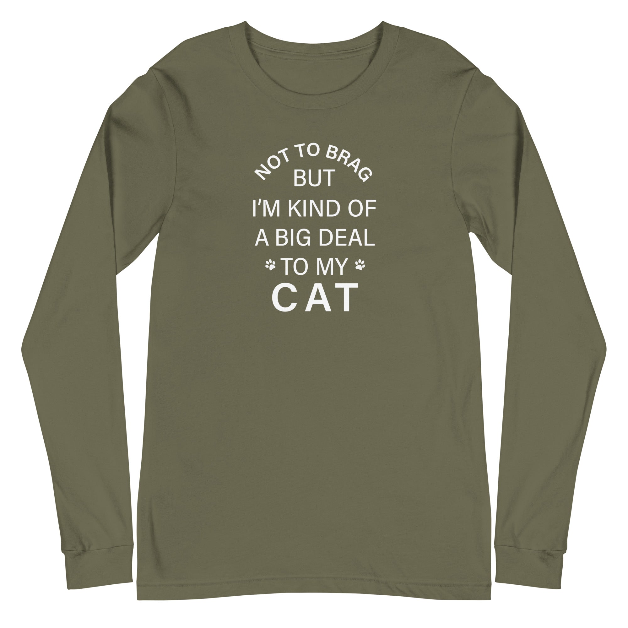 Not To Brag Cat Long Sleeve Tee、mySite、camillekostekn