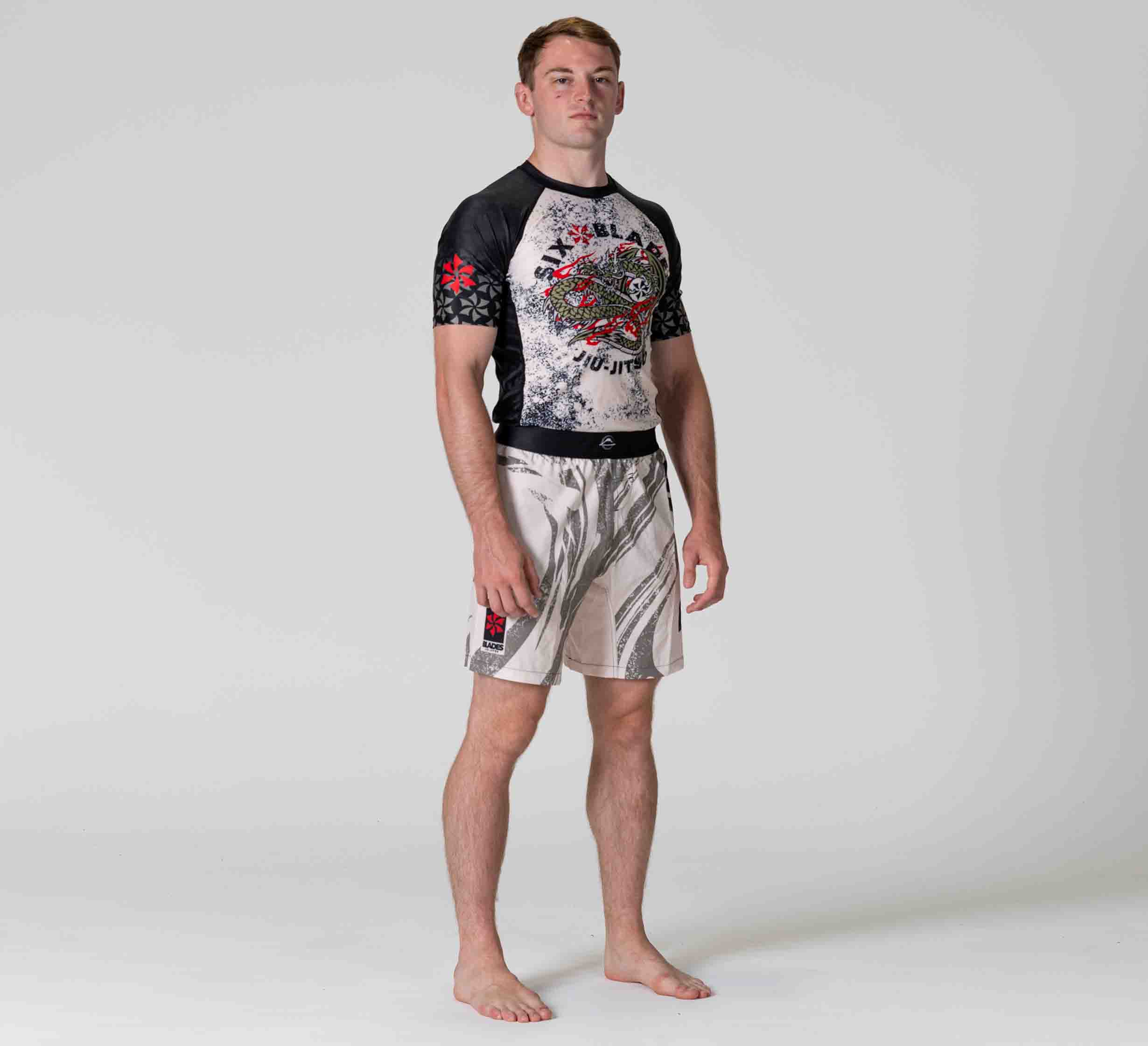 Six Blades Dragon Short Sleeve Flex Lite Rashguard、mySite、gigharbornorthrealestate