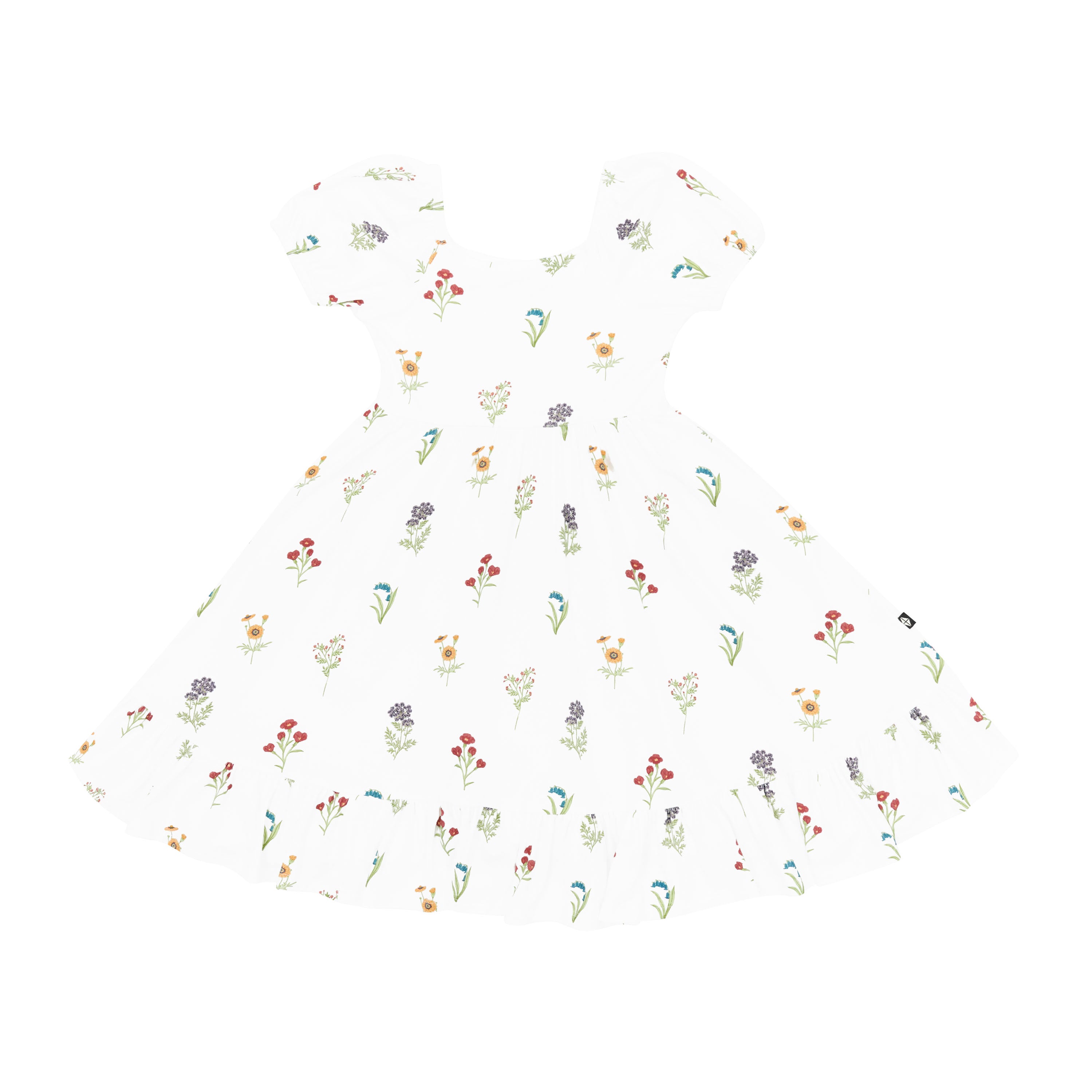  Puff Sleeve Twirl Dress in Wildflower、mySite、layawaytickets