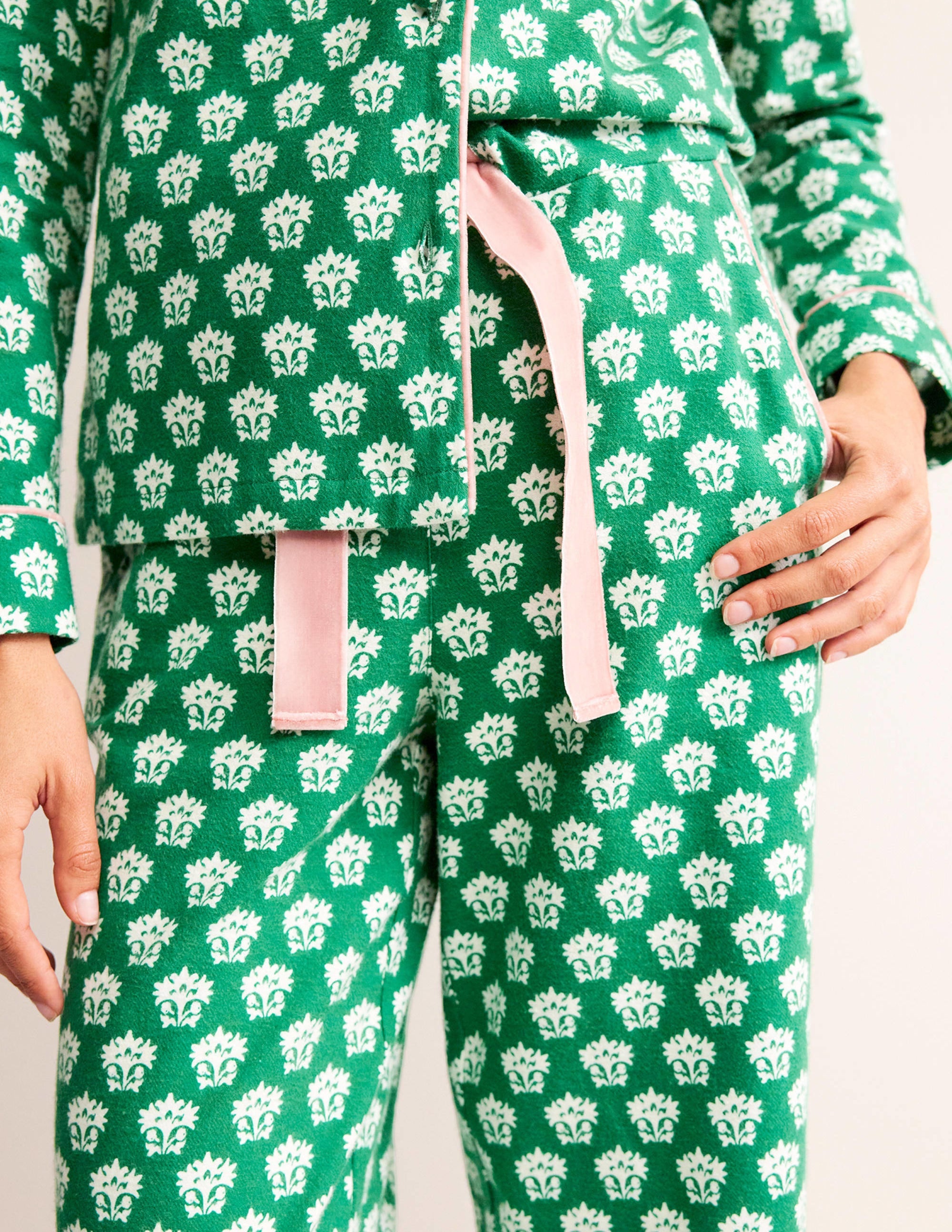  Brushed Cotton Pajama Pants-Veridian Green, Lily、mySite、ashleygrahame