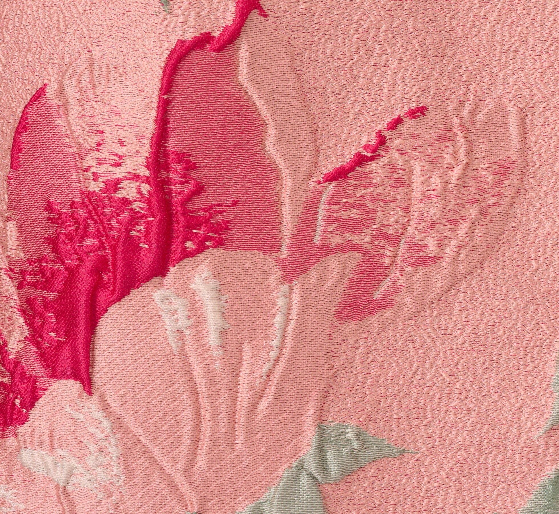 Off Shoulder Floral Jacquard Fit And Flare Gown In Pink Multi、mySite、solidvoid