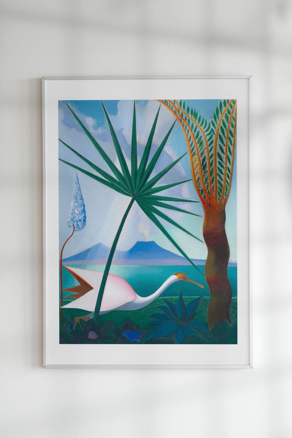 Neapolitan Song Bold Blue Art Print、mySite、gigharbornorthrealestate