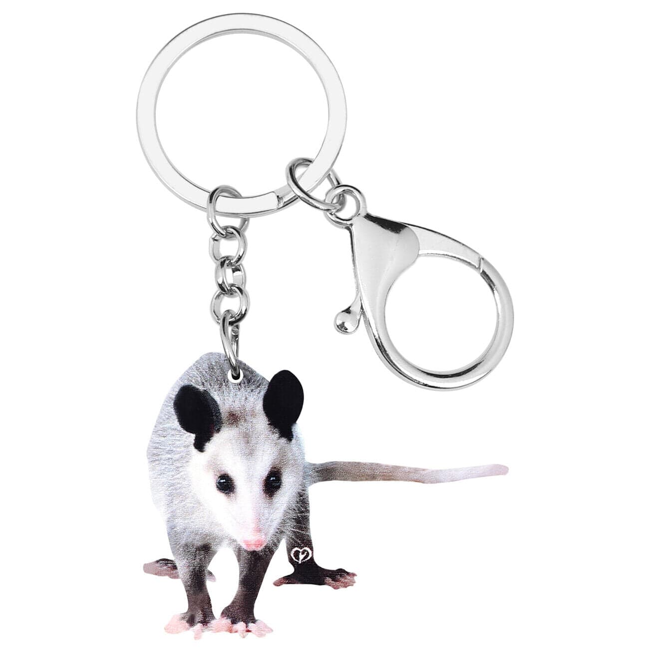 Opossum Acrylic Earrings and keychains-Realistic Cute Opossums!、mySite、g9winljtr