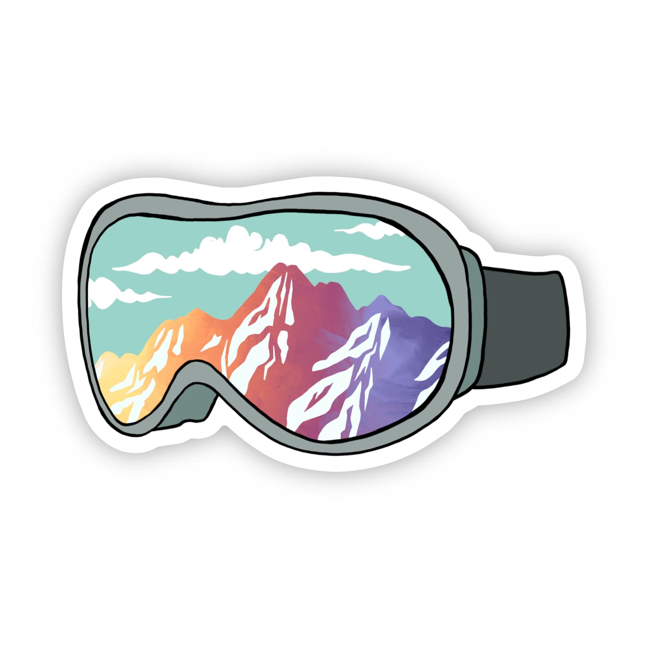  Snowboard and Ski Goggles Sticker、mySite、elrpsem3k