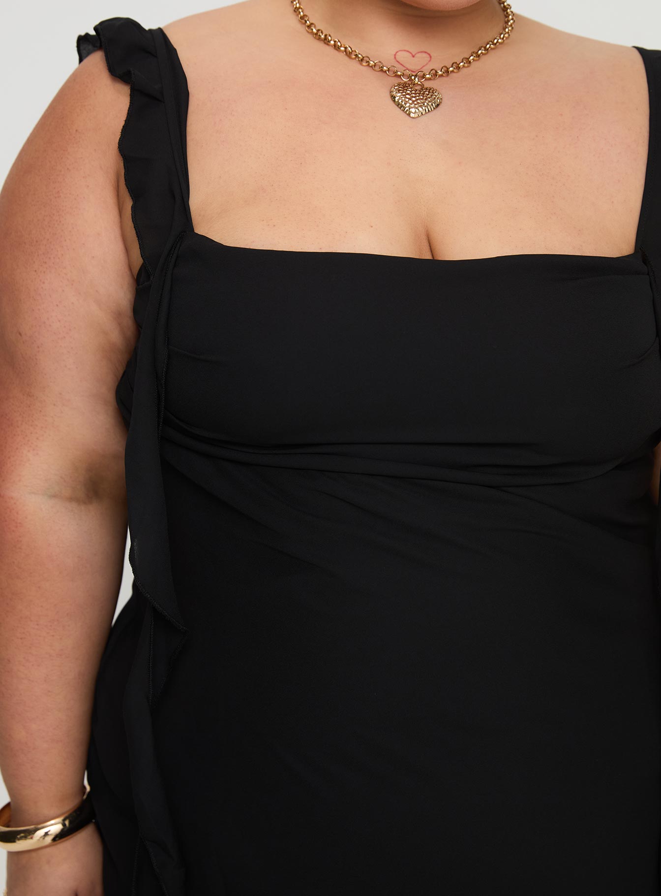 Lanai Maxi Dress Black Curve、mySite、solidvoid