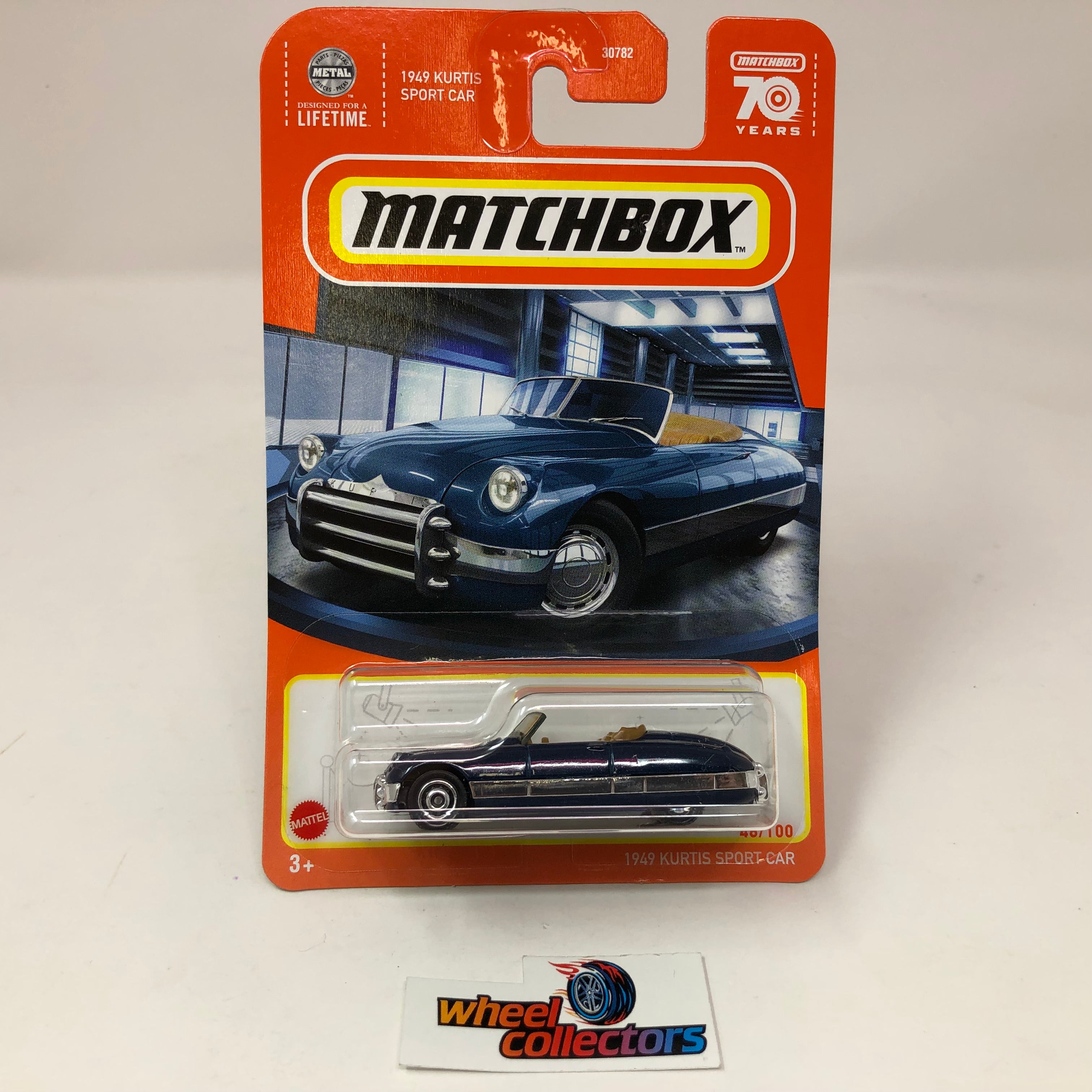 1949 Kurtis Sport Car #46 * Dark BLUE * 2023 Matchbox P Case 70th Ann.、mySite、hgirdovlk