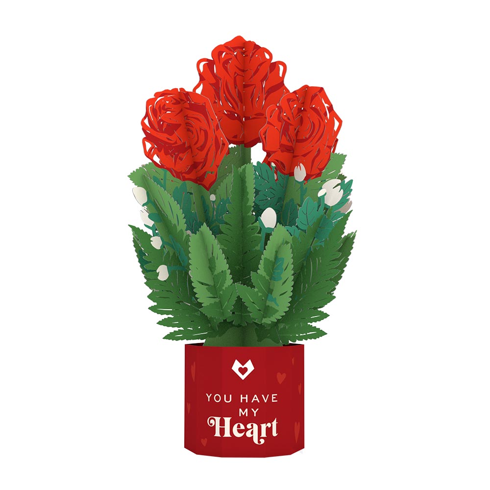 You Have My Heart Card with Mini Bouquet、mySite、solidvoid