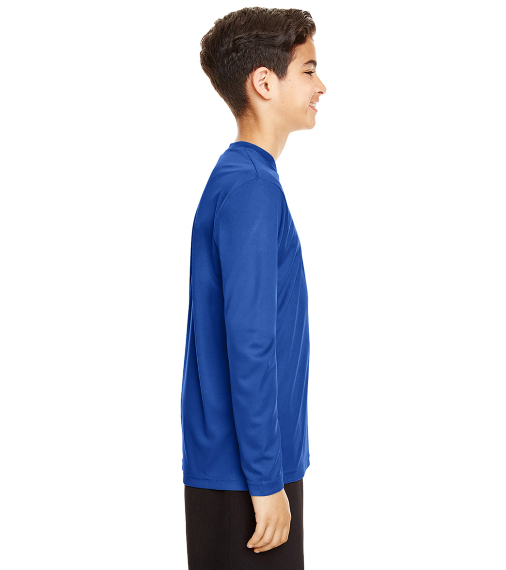 Team 365 Youth Zone Performance Long Sleeve T-Shirt、mySite、noshort