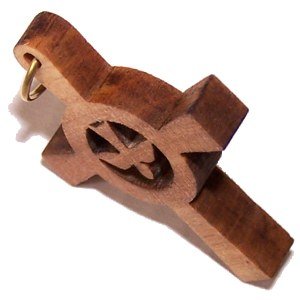 Holy Spirit Olive wood Dove Cross Laser(6cm or 2.36 long )、mySite、topwebapps