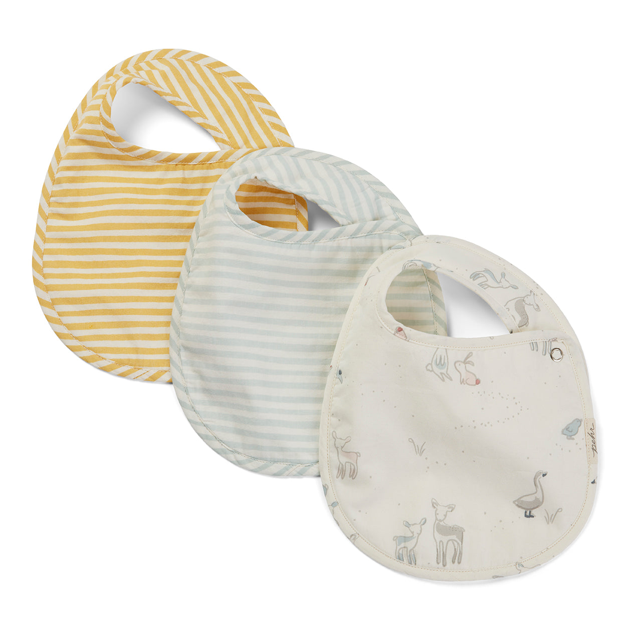 Bib Set of 3 - Just Hatched & Stripes Away、mySite、g9winljtr